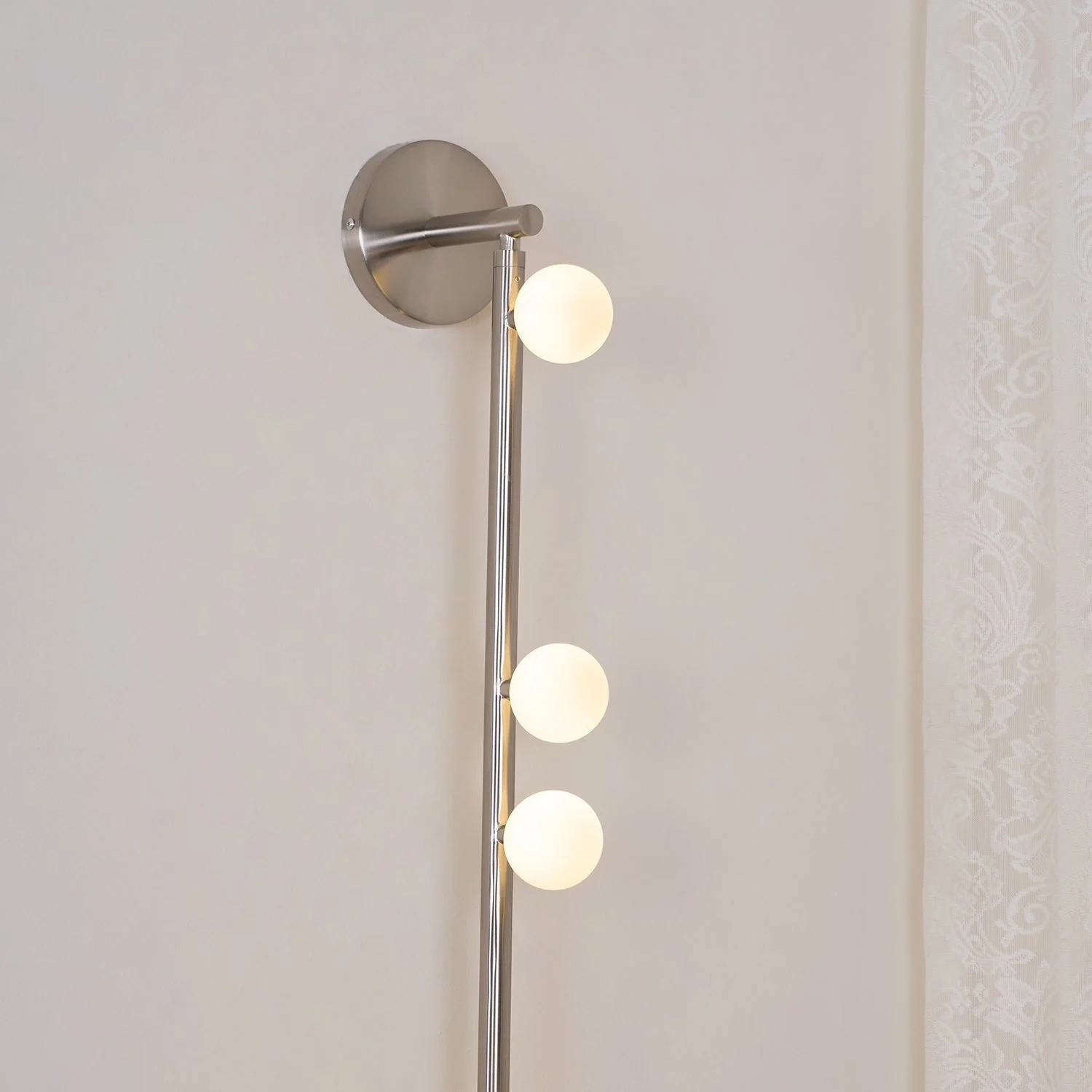 Rory Modern Minimalist Tube Brass Glass Wall Lamp - Image 112