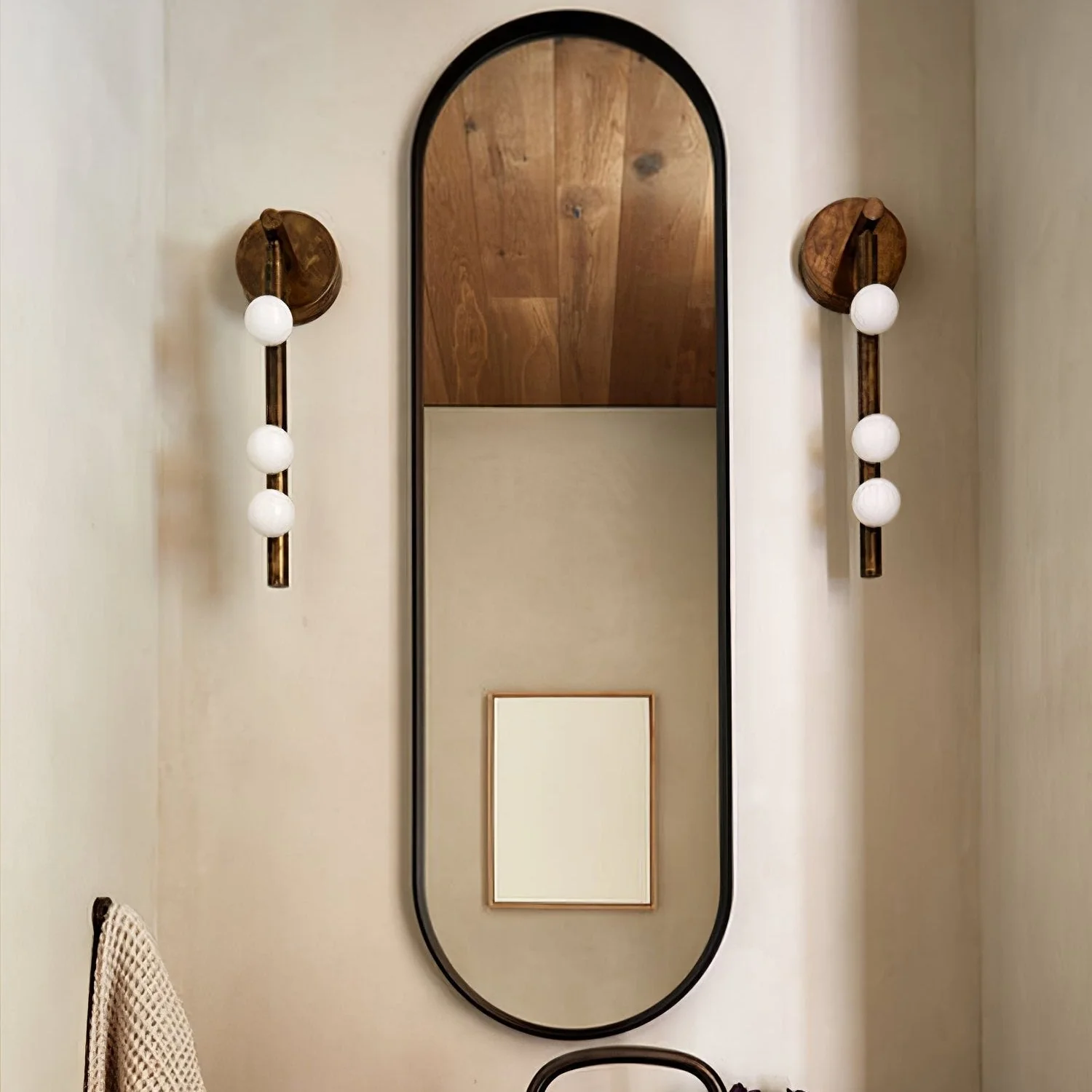 Rory Modern Minimalist Tube Brass Glass Wall Lamp - Image 114