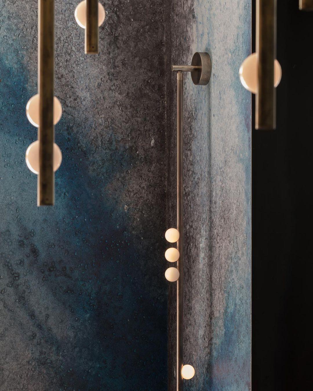 Rory Modern Minimalist Tube Brass Glass Wall Lamp - Image 69