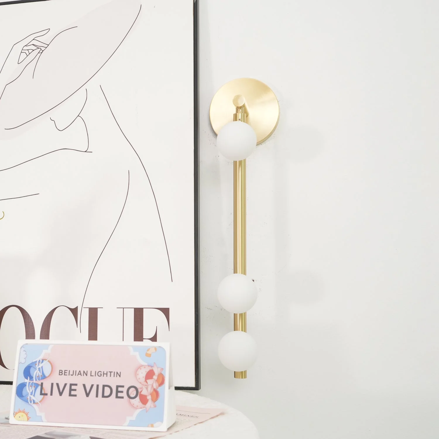 Rory Modern Minimalist Tube Brass Glass Wall Lamp - Image 75