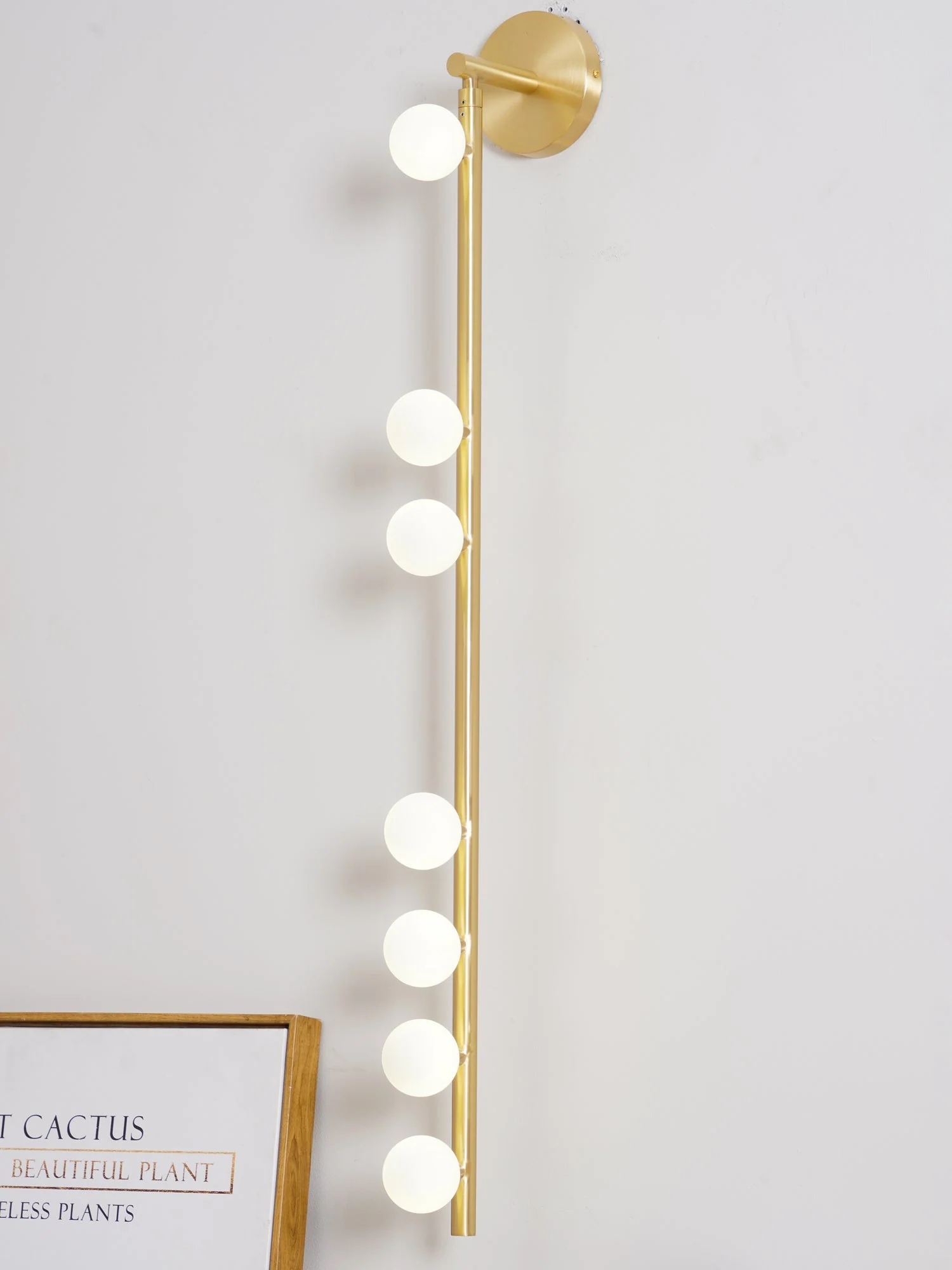 Rory Modern Minimalist Tube Brass Glass Wall Lamp - Image 87
