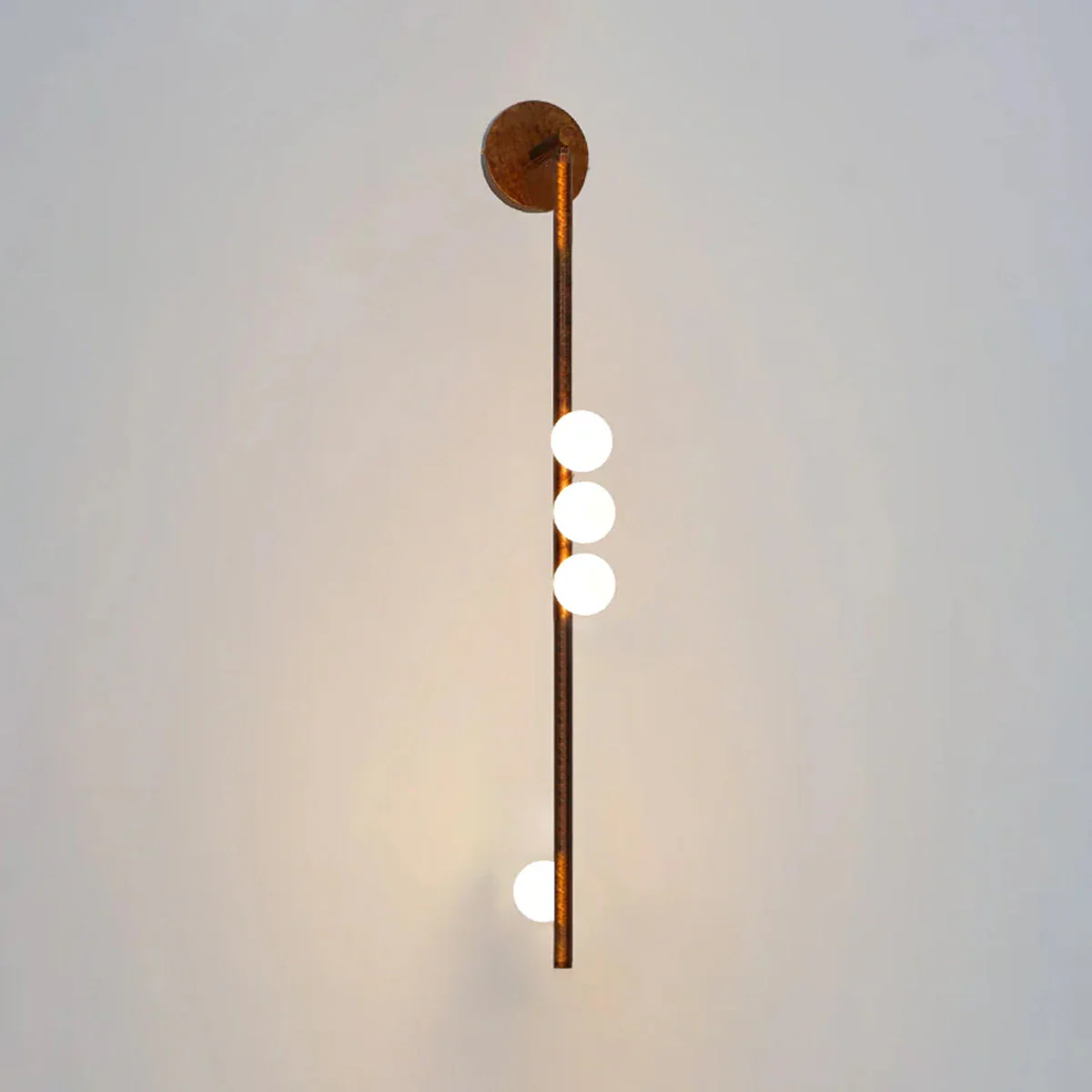 Rory Modern Minimalist Tube Brass Glass Wall Lamp - Image 96
