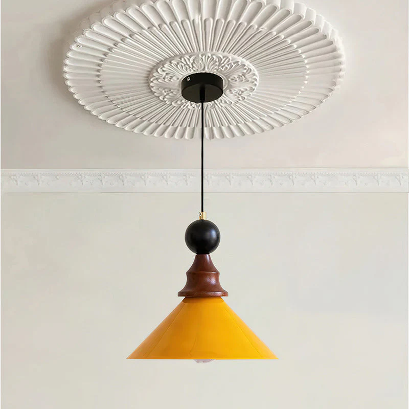 Brysonl Farmhouse Wood Pendant Light - Image 9