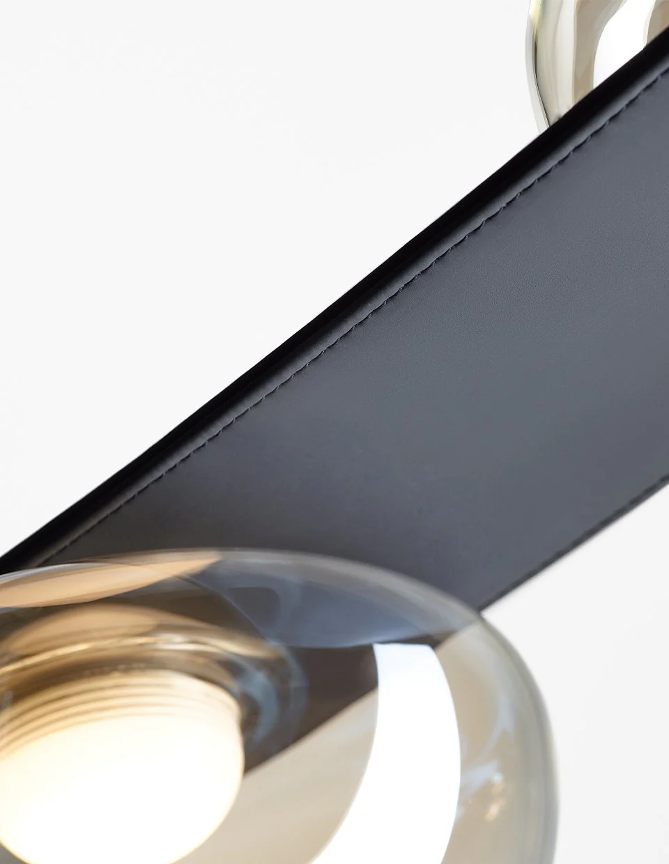 Bubbles Modern Leather Chandelier - Image 30