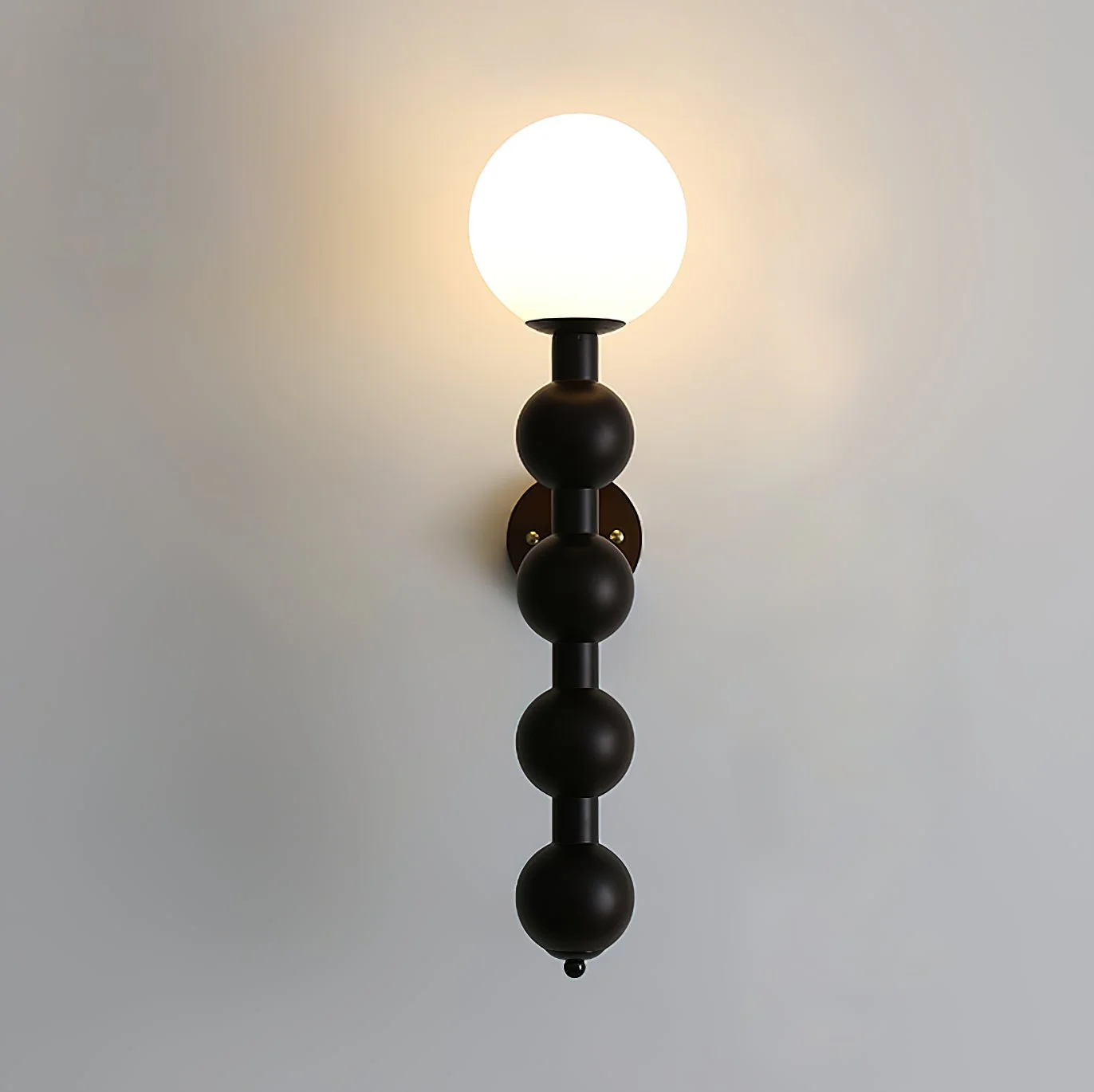 Olaeia Modern Minimalist Bubbly Wooden Glass Wall Lamp - Image 11