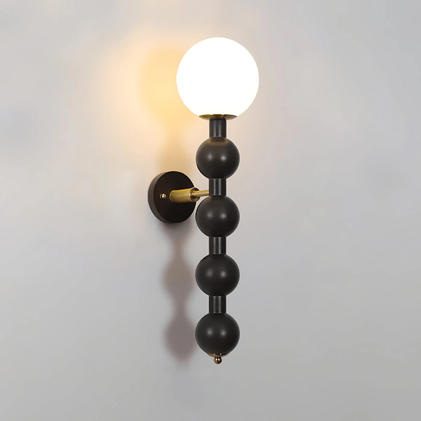 Olaeia Modern Minimalist Bubbly Wooden Glass Wall Lamp - Image 15