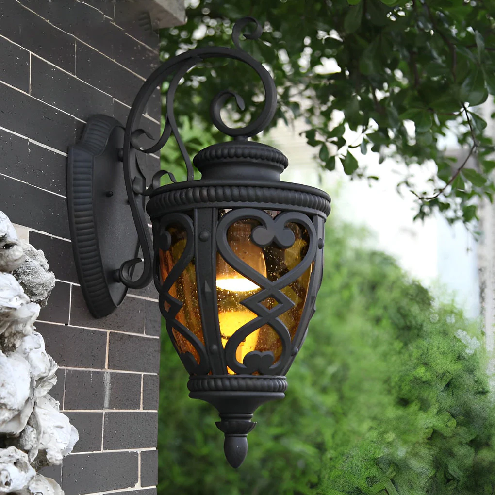Butfly Retro Die-Casting American Outdoor Wall Light