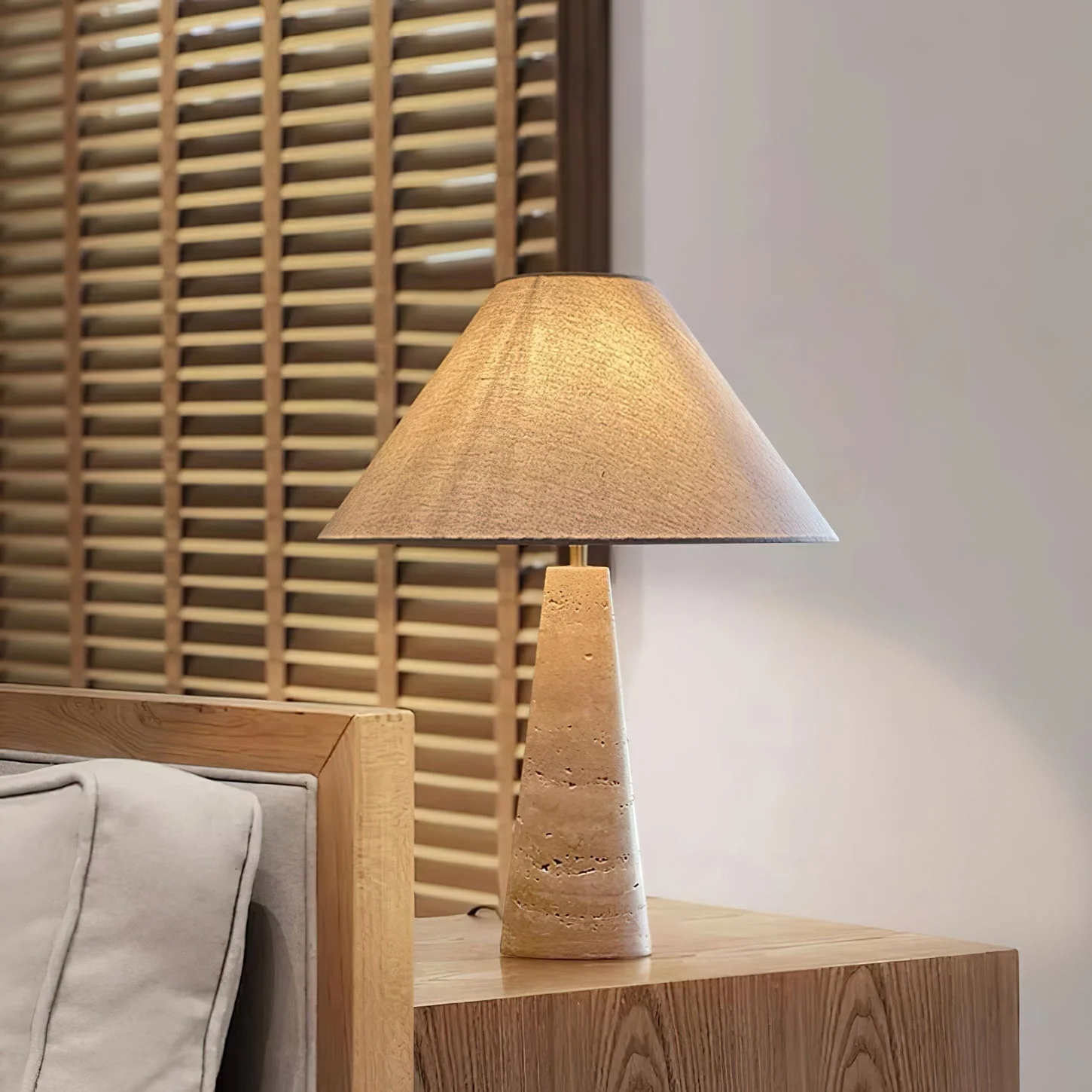 Butler Textured Fabric Table Lamp - Image 4
