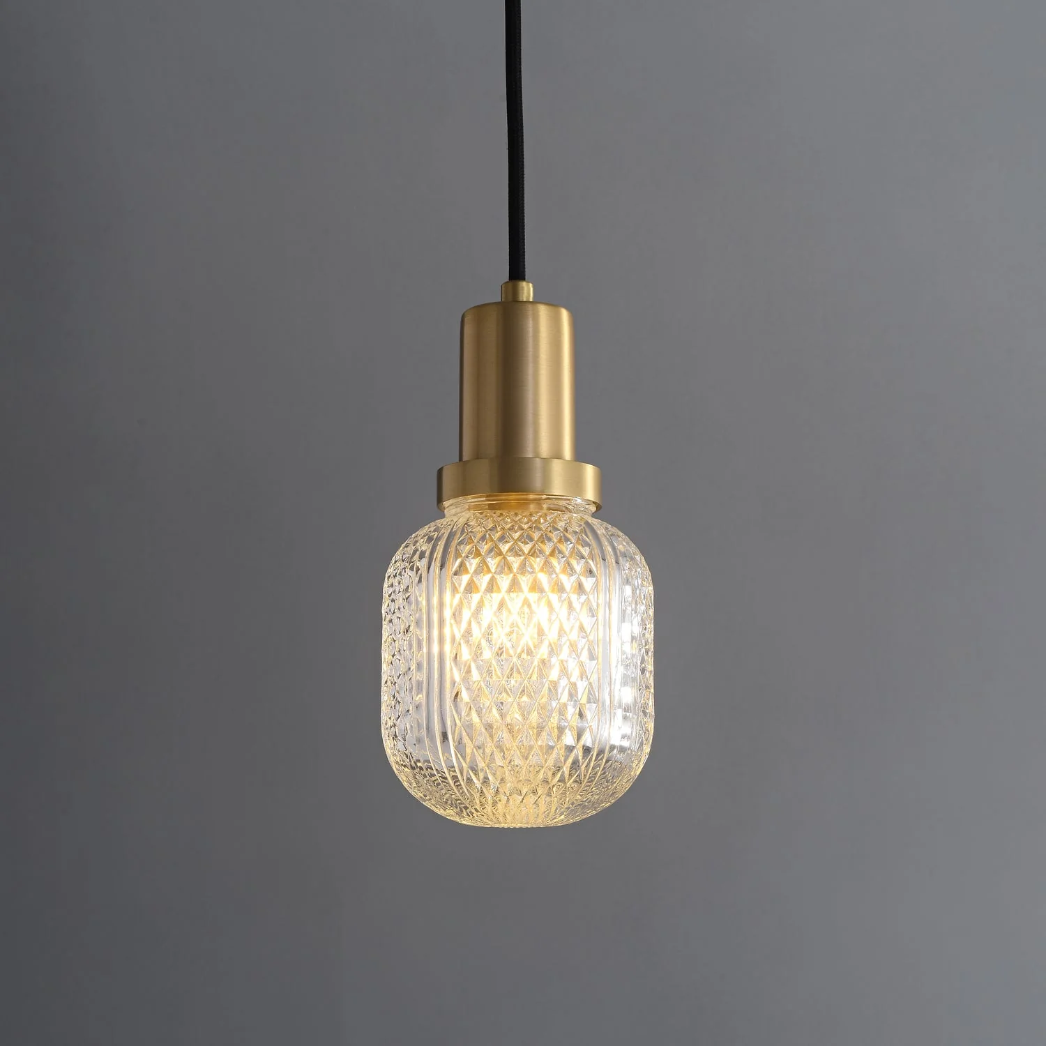 Cacarir Premium Nordic Art Brass Glass Pendant Lamp - Image 2