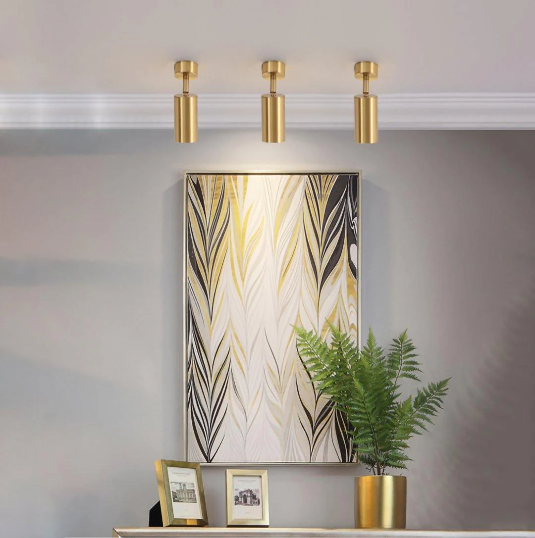 Cacaryra Modern Minimalist Brass Ceiling Lamp - Image 14