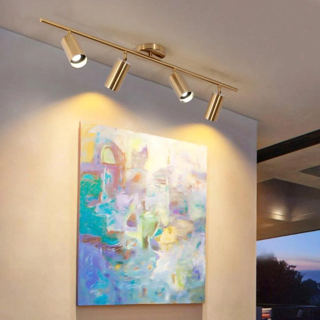 Cacaryra Modern Minimalist Brass Ceiling Lamp - Image 4