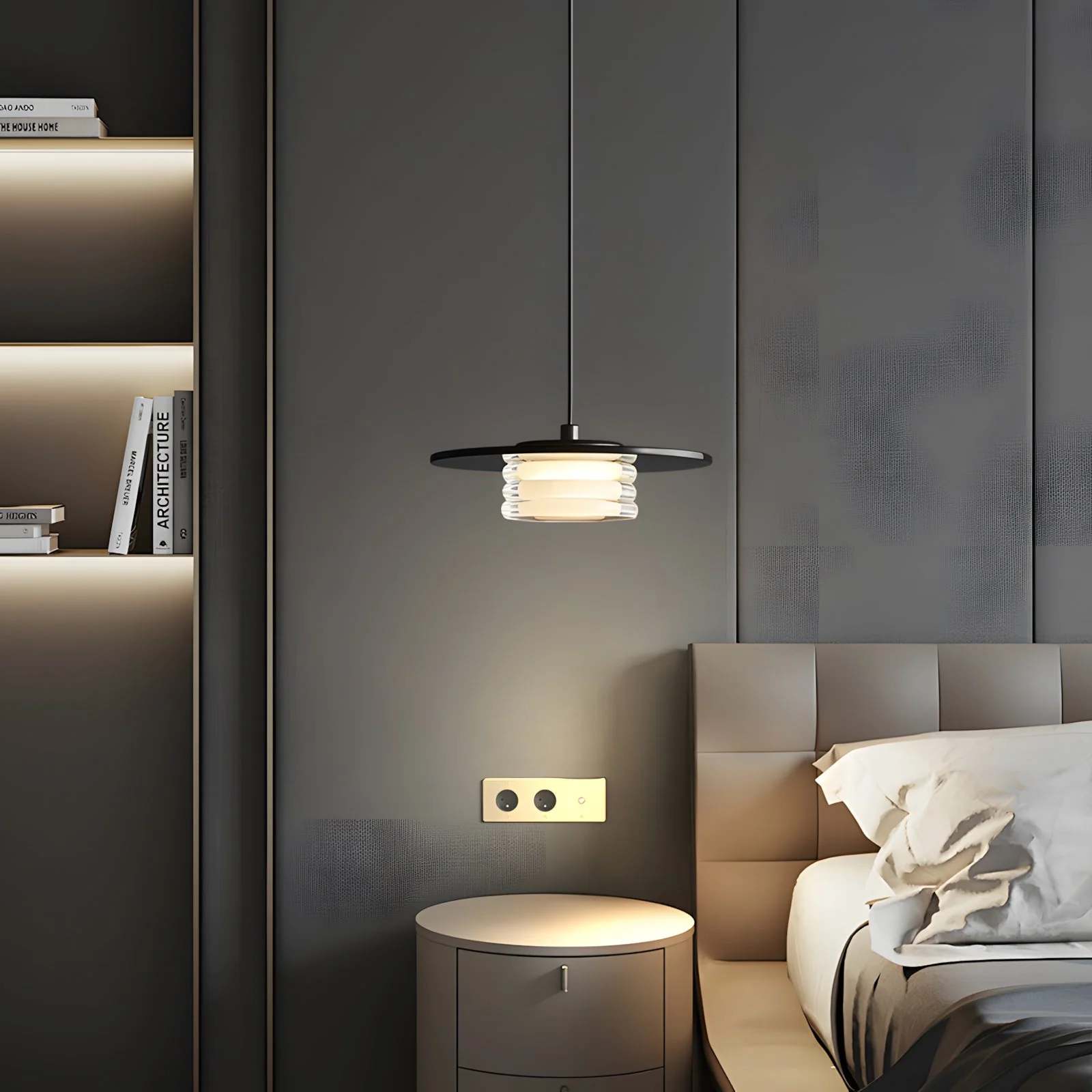 Cairn Modern Brass Pendant Light - Image 2