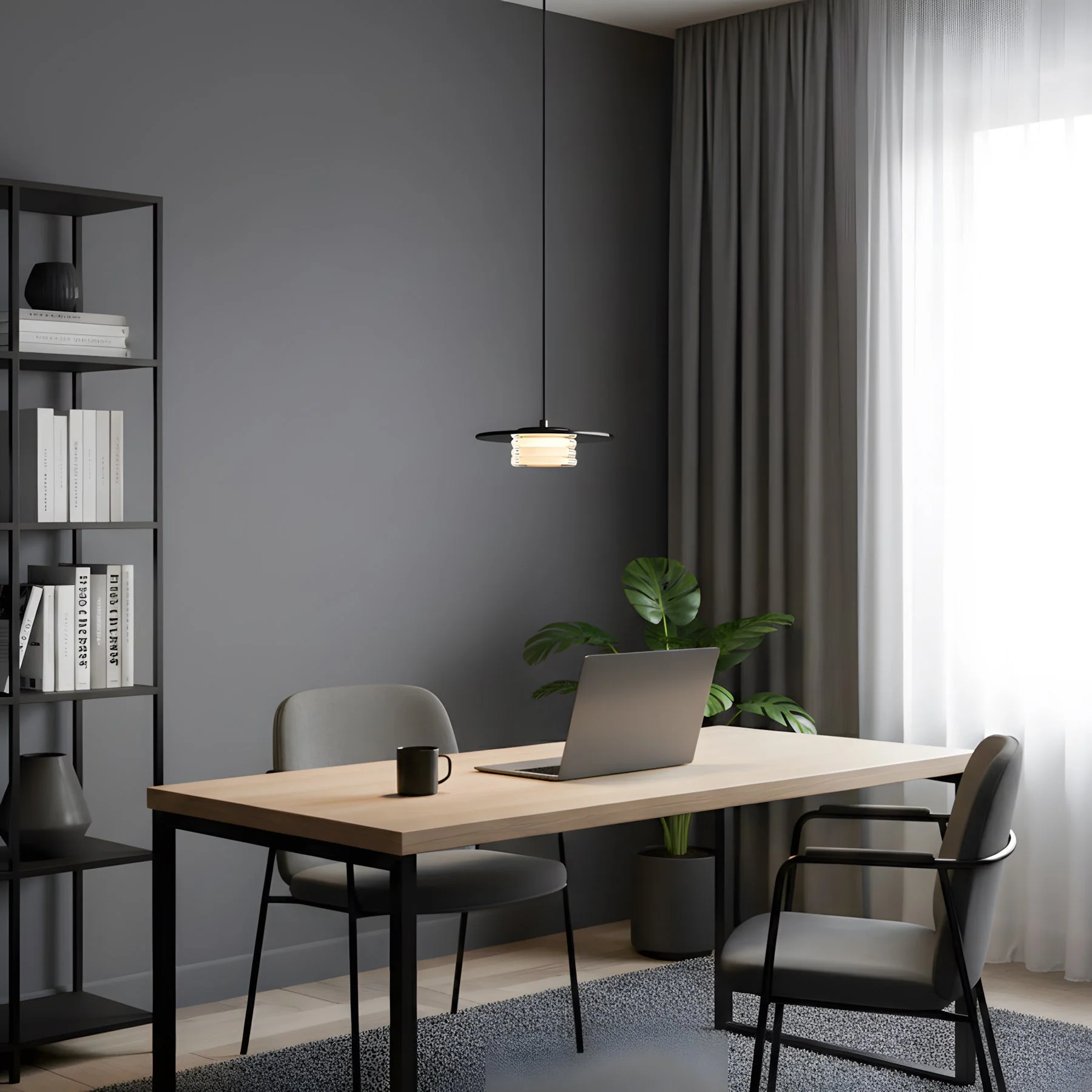 Cairn Modern Brass Pendant Light - Image 4