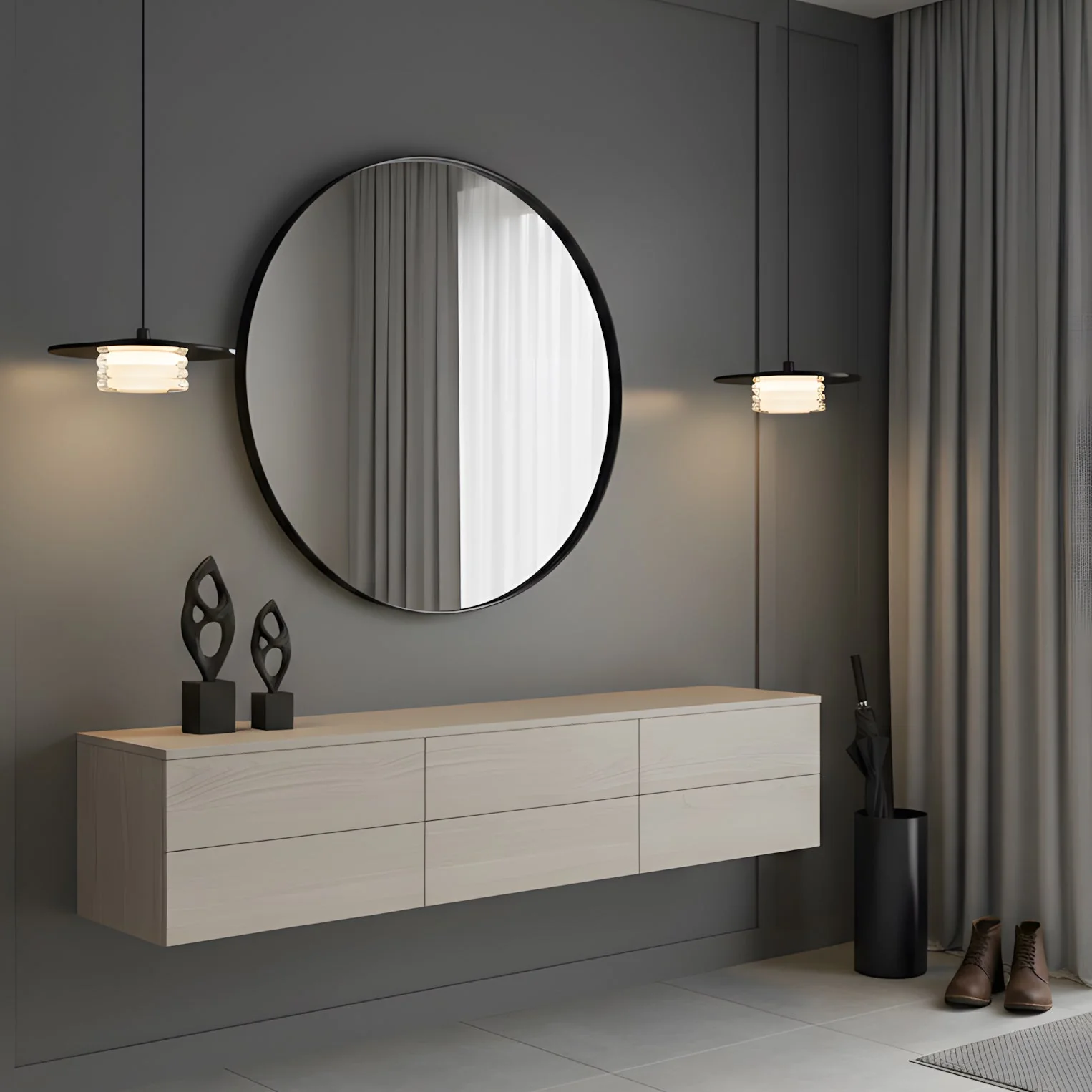 Cairn Modern Brass Pendant Light - Image 5