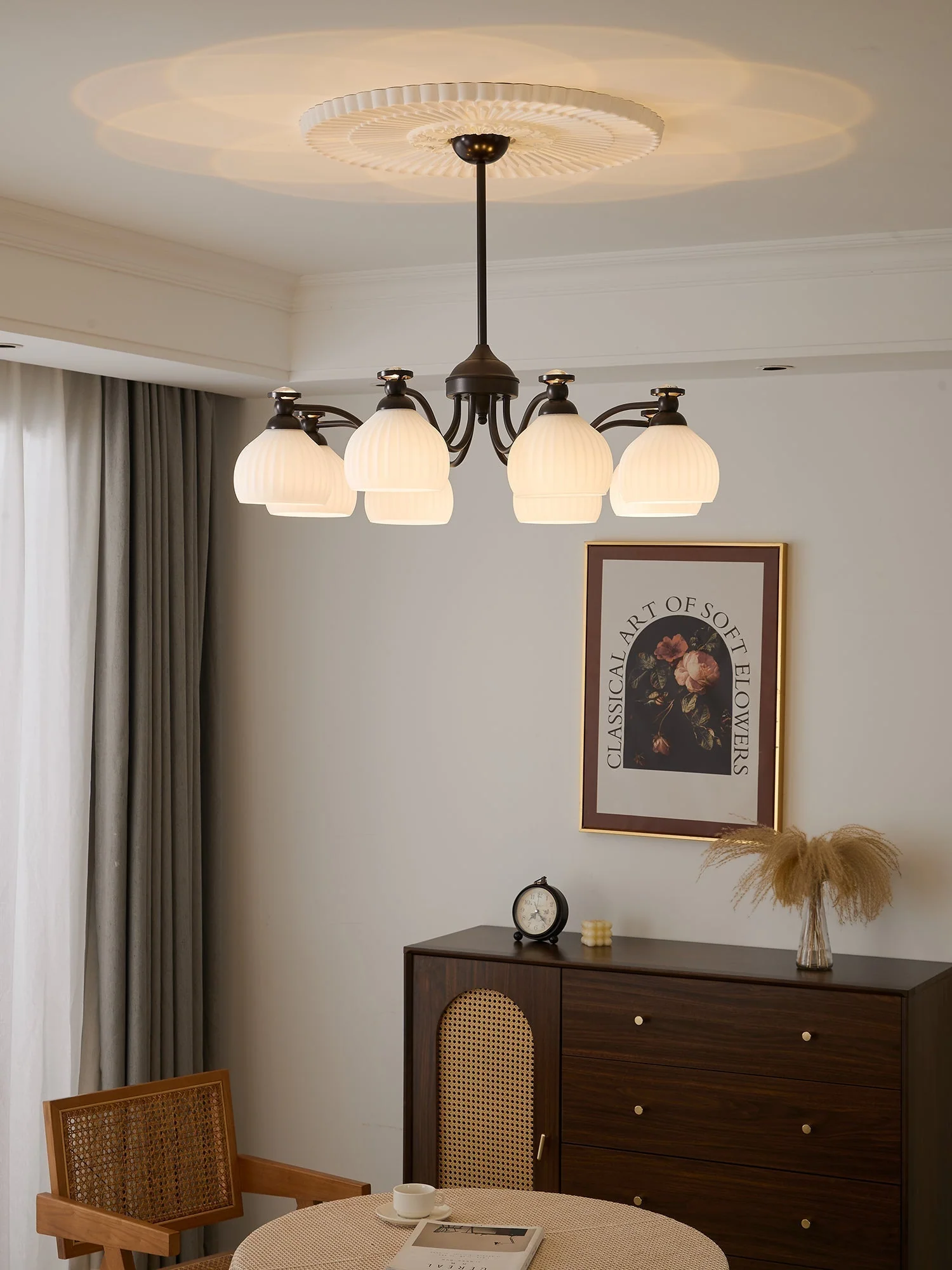 Calaeor Premium Elegance Glass Chandelier - Image 10