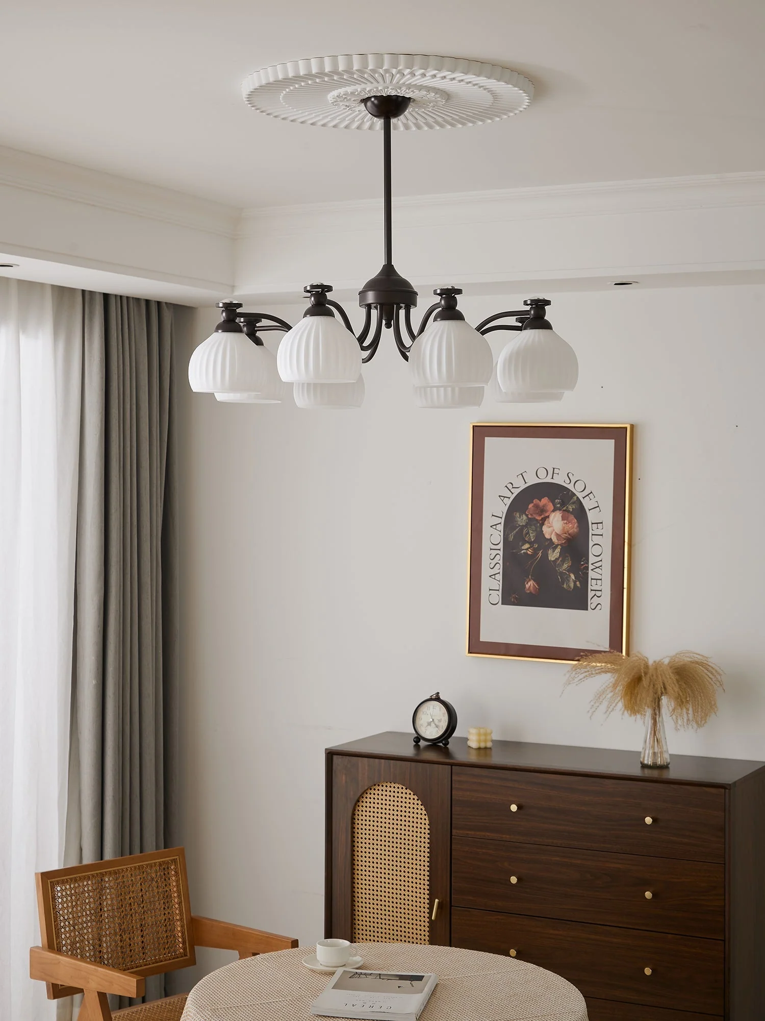 Calaeor Premium Elegance Glass Chandelier - Image 11