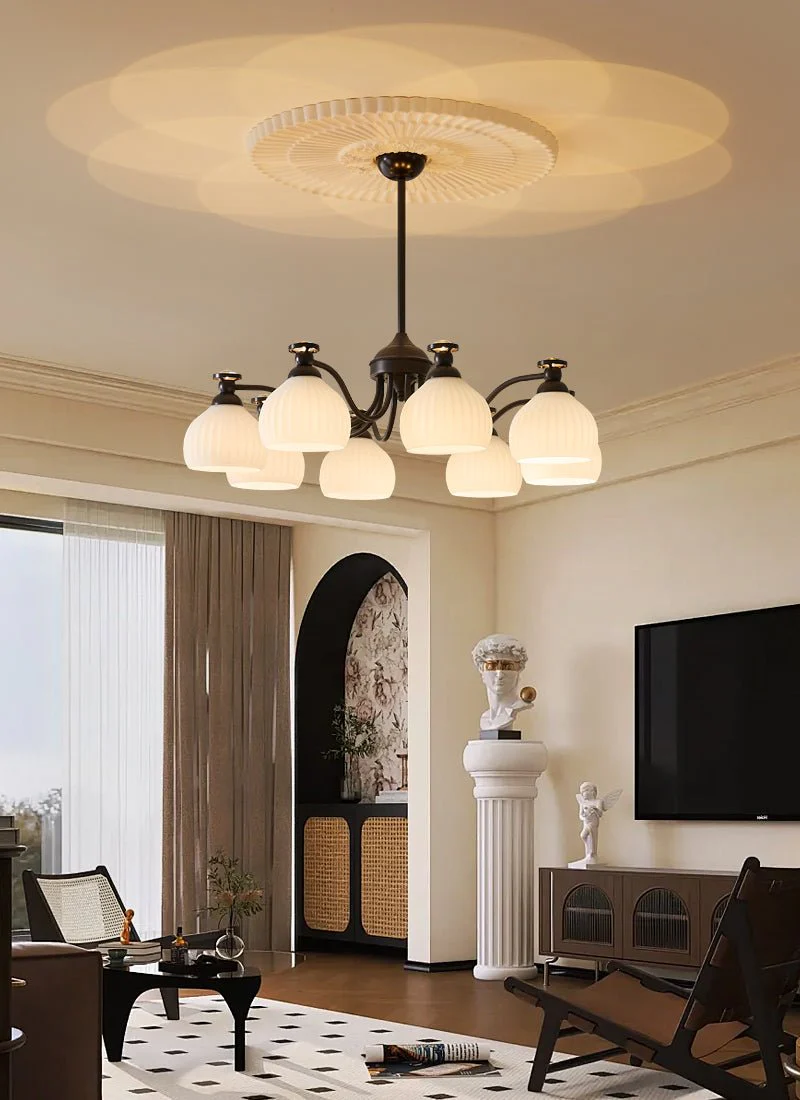 Calaeor Premium Elegance Glass Chandelier - Image 12