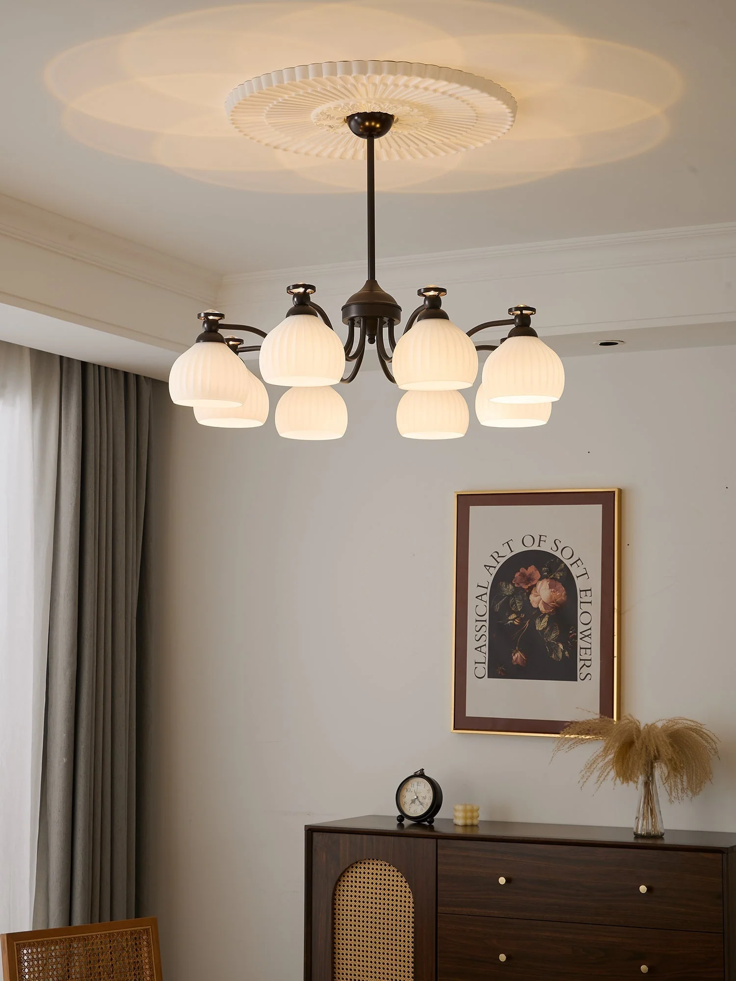 Calaeor Premium Elegance Glass Chandelier - Image 13