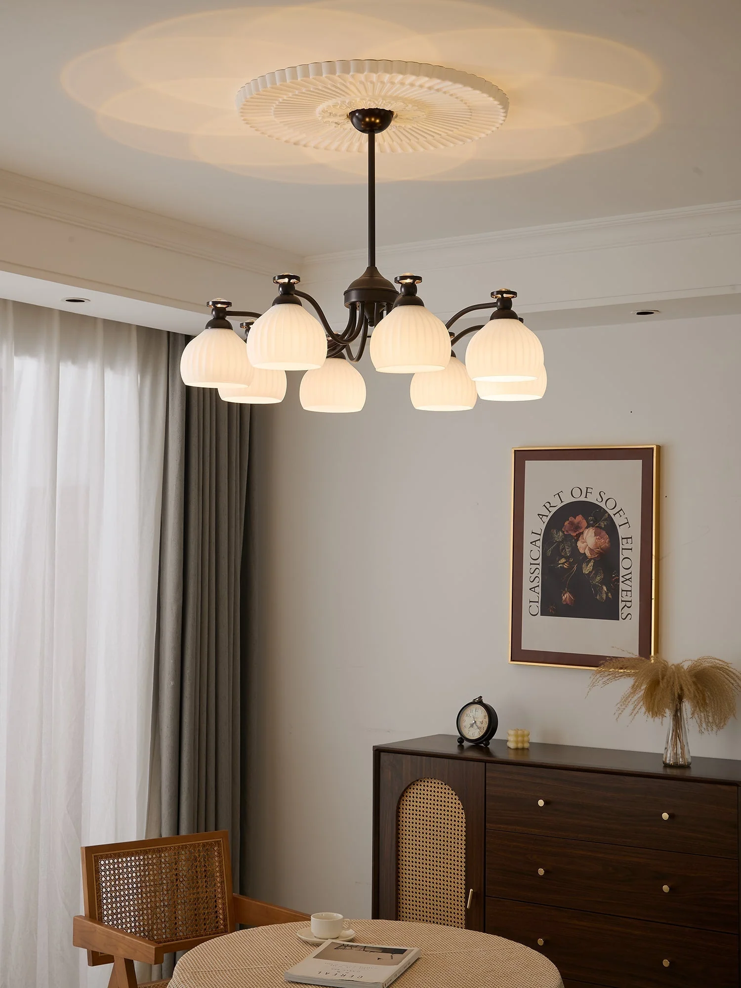 Calaeor Premium Elegance Glass Chandelier - Image 14