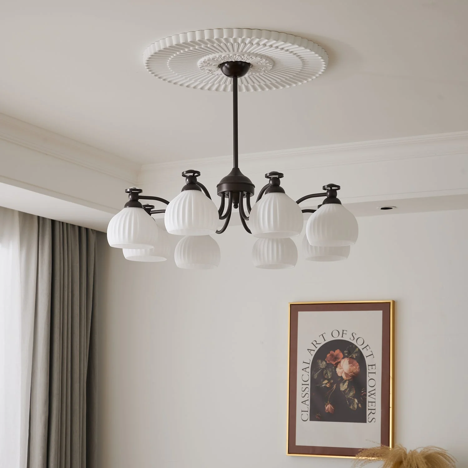 Calaeor Premium Elegance Glass Chandelier - Image 16