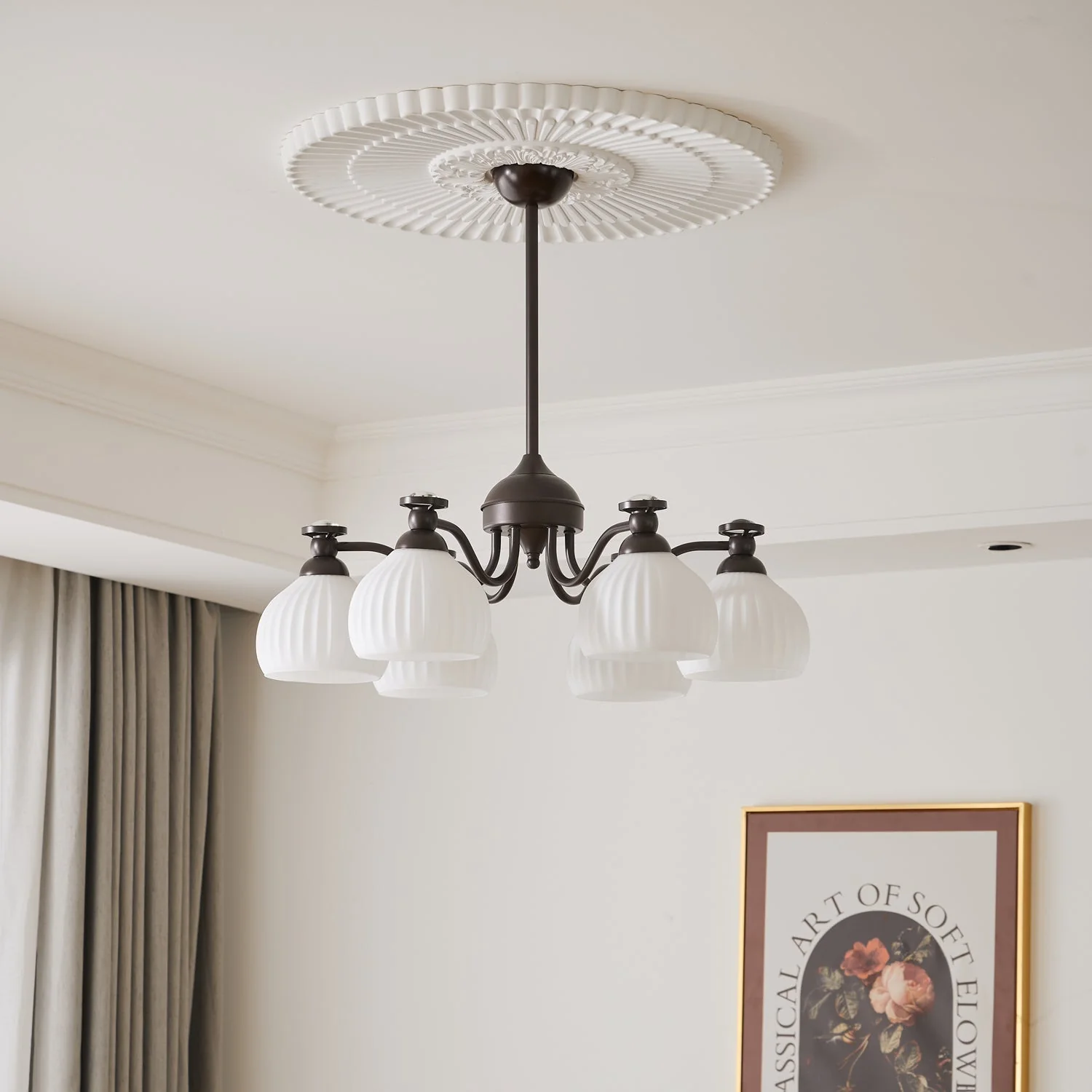 Calaeor Premium Elegance Glass Chandelier - Image 30