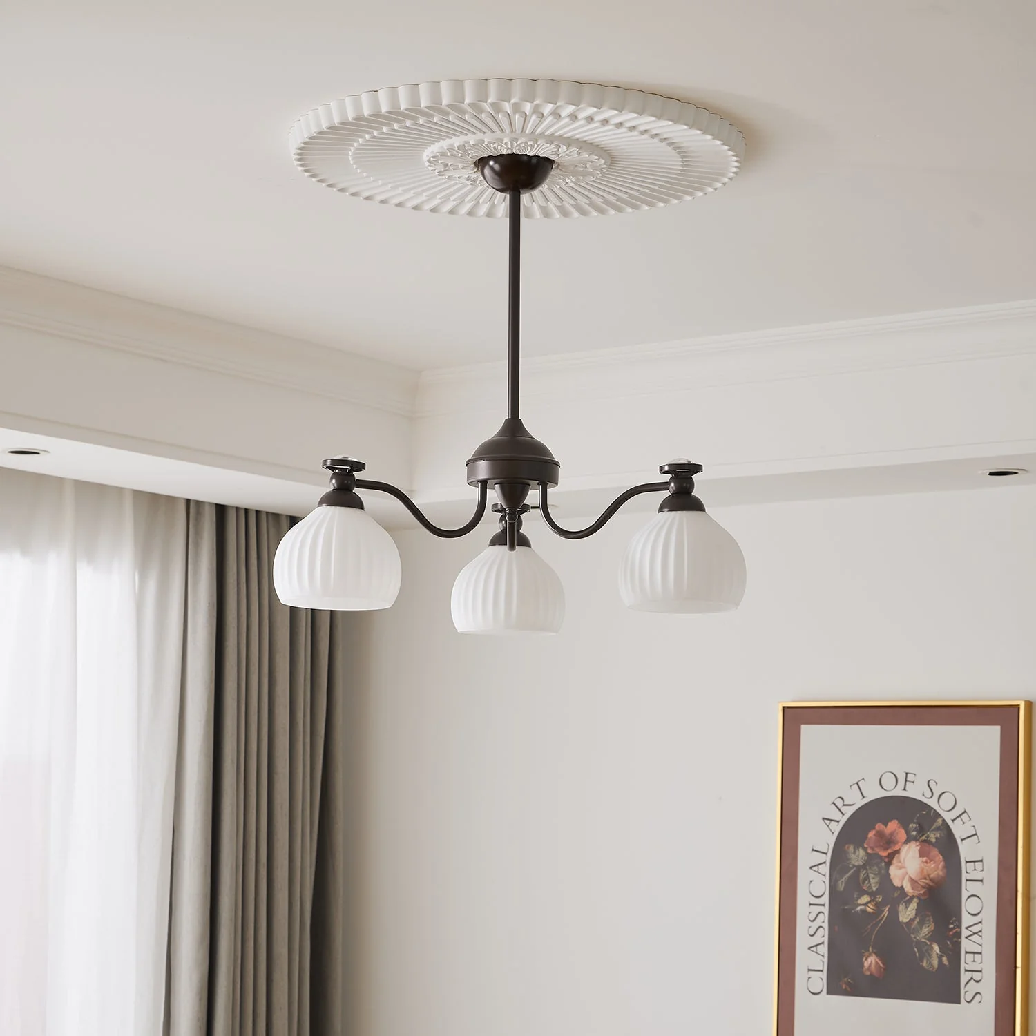Calaeor Premium Elegance Glass Chandelier - Image 32
