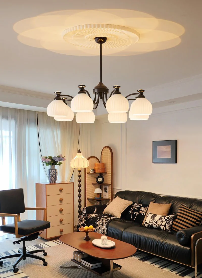 Calaeor Premium Elegance Glass Chandelier - Image 35