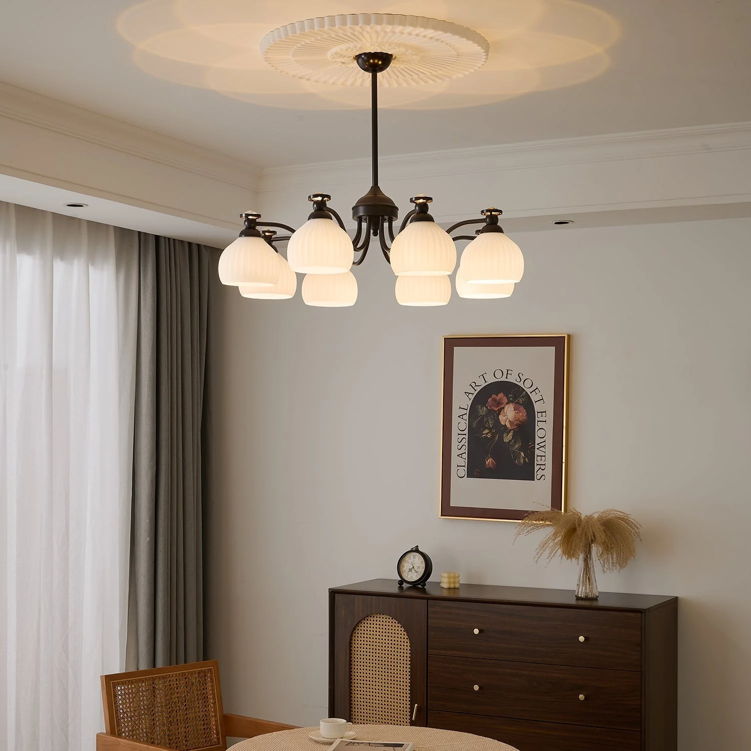 Calaeor Premium Elegance Glass Chandelier - Image 6