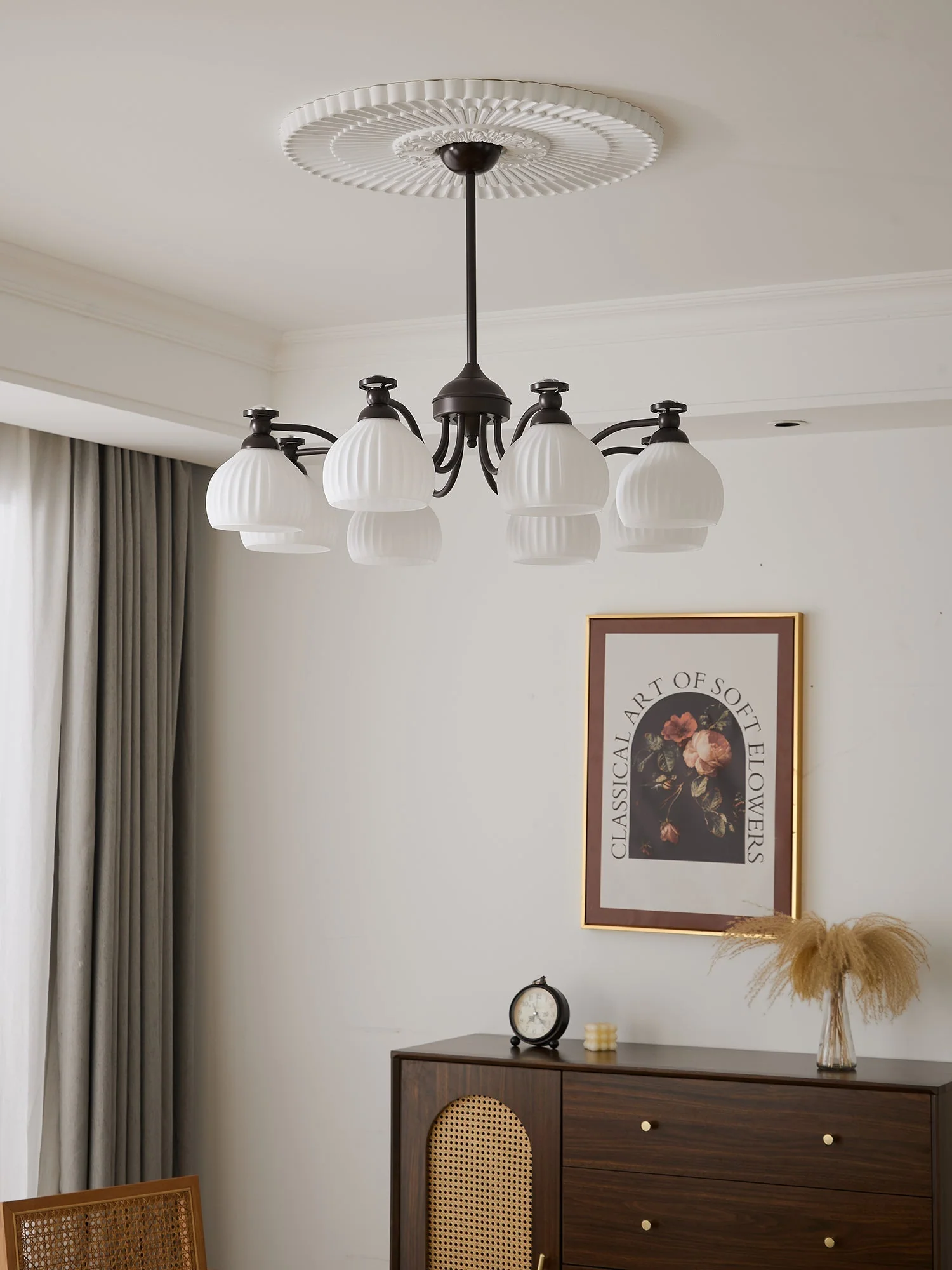 Calaeor Premium Elegance Glass Chandelier - Image 7