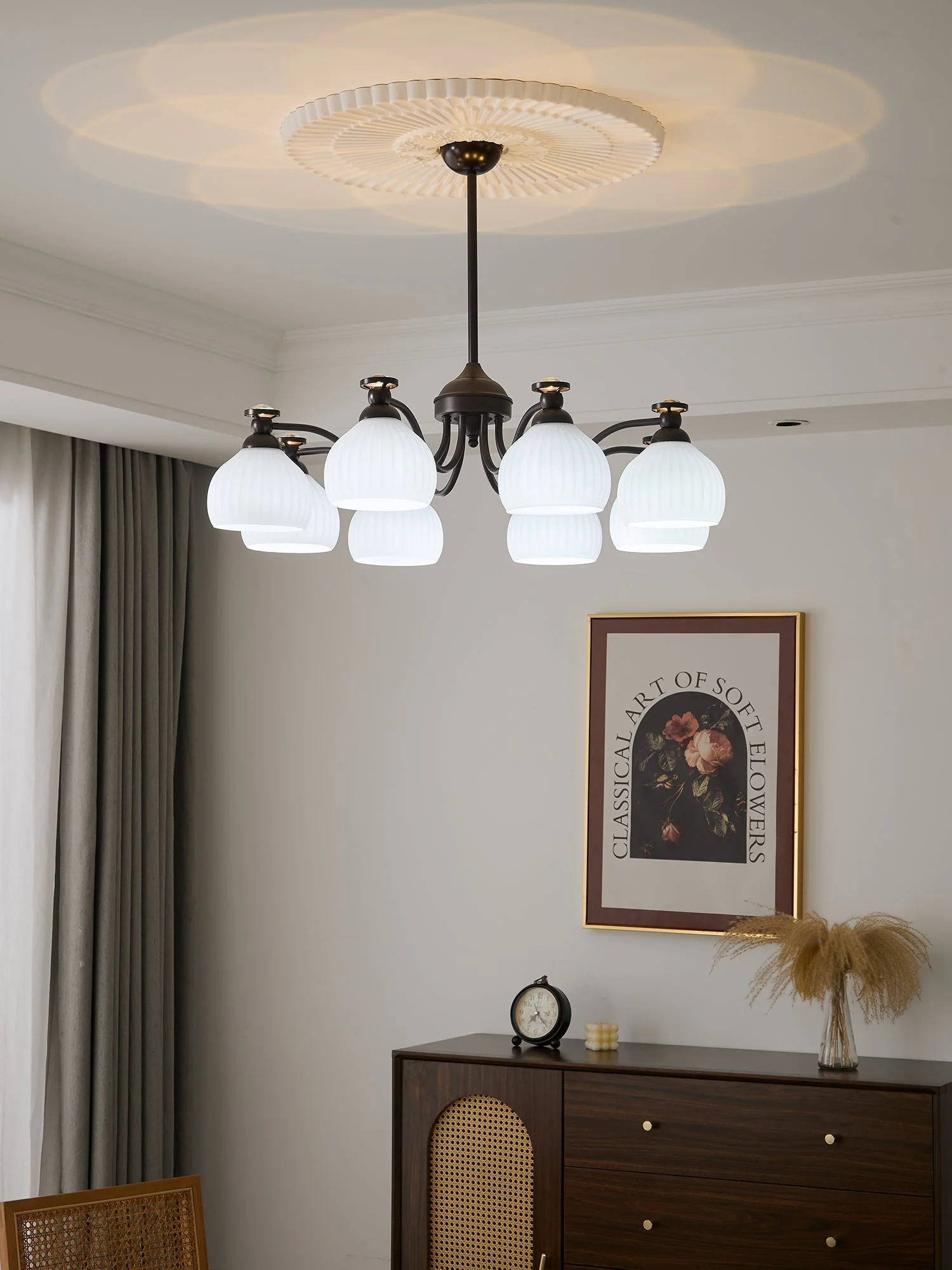 Calaeor Premium Elegance Glass Chandelier - Image 8