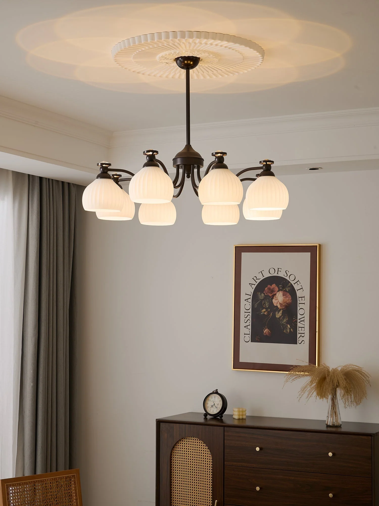 Calaeor Premium Elegance Glass Chandelier - Image 9