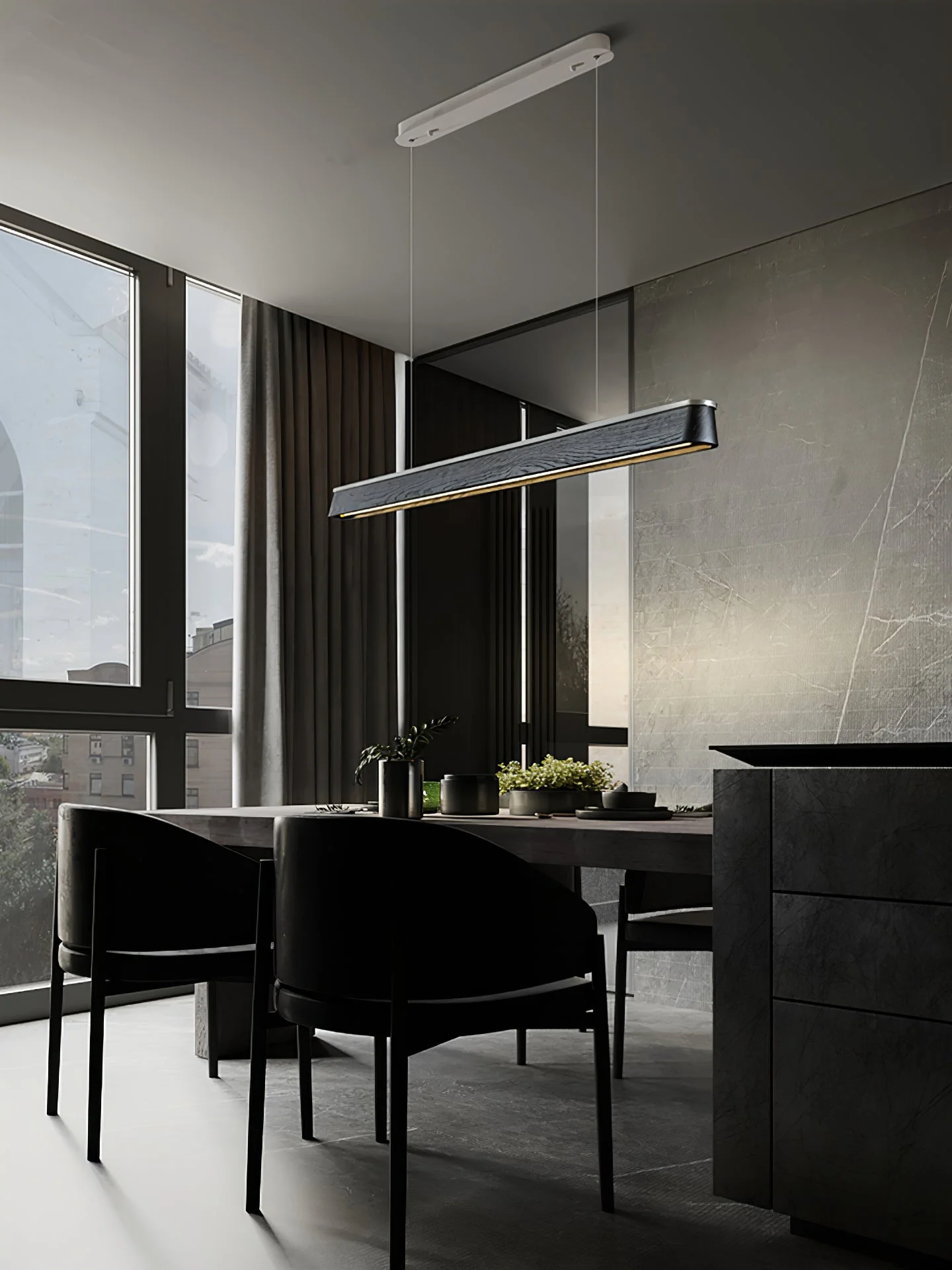 Caleo Industrial Wood Pendant Lamp - Image 13