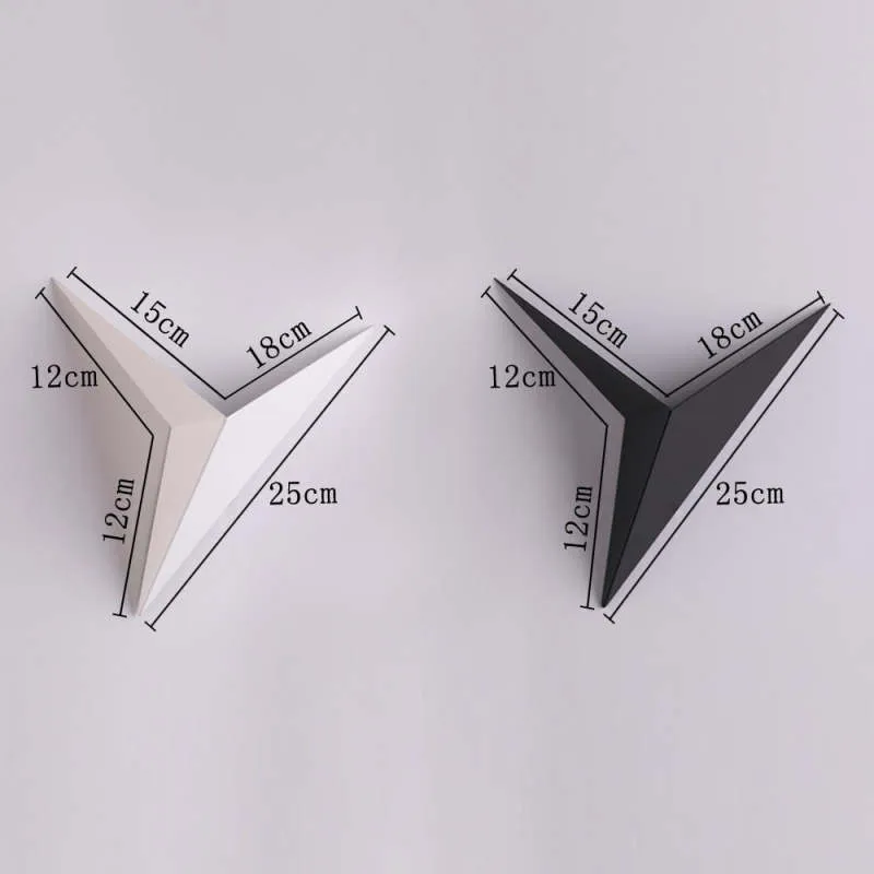 Calno Metal Modern LED Wall lamps for Bedroom, Triangle - Image 11