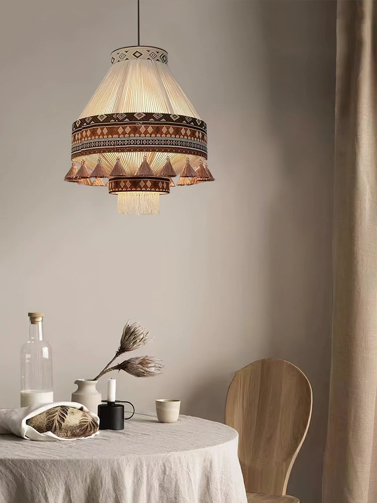Calyce Fabric Cozy Pendant Lamp - Image 18