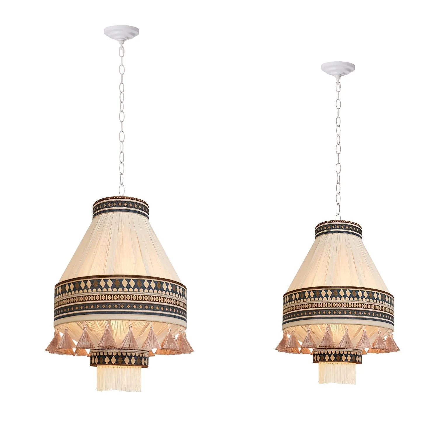 Calyce Fabric Cozy Pendant Lamp - Image 19
