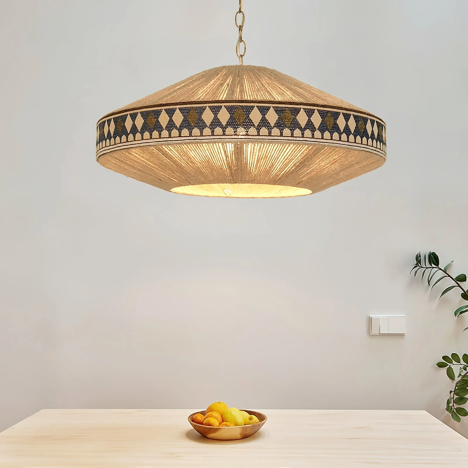 Calyce Fabric Cozy Pendant Lamp - Image 3