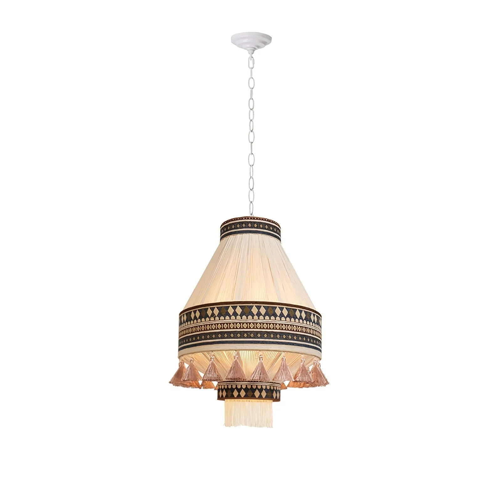 Calyce Fabric Cozy Pendant Lamp - Image 36