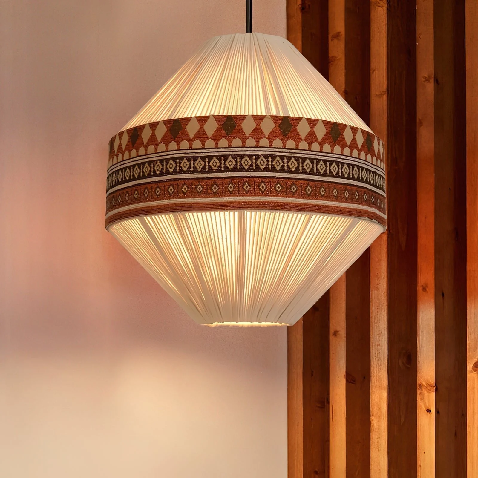 Calyce Fabric Cozy Pendant Lamp - Image 51
