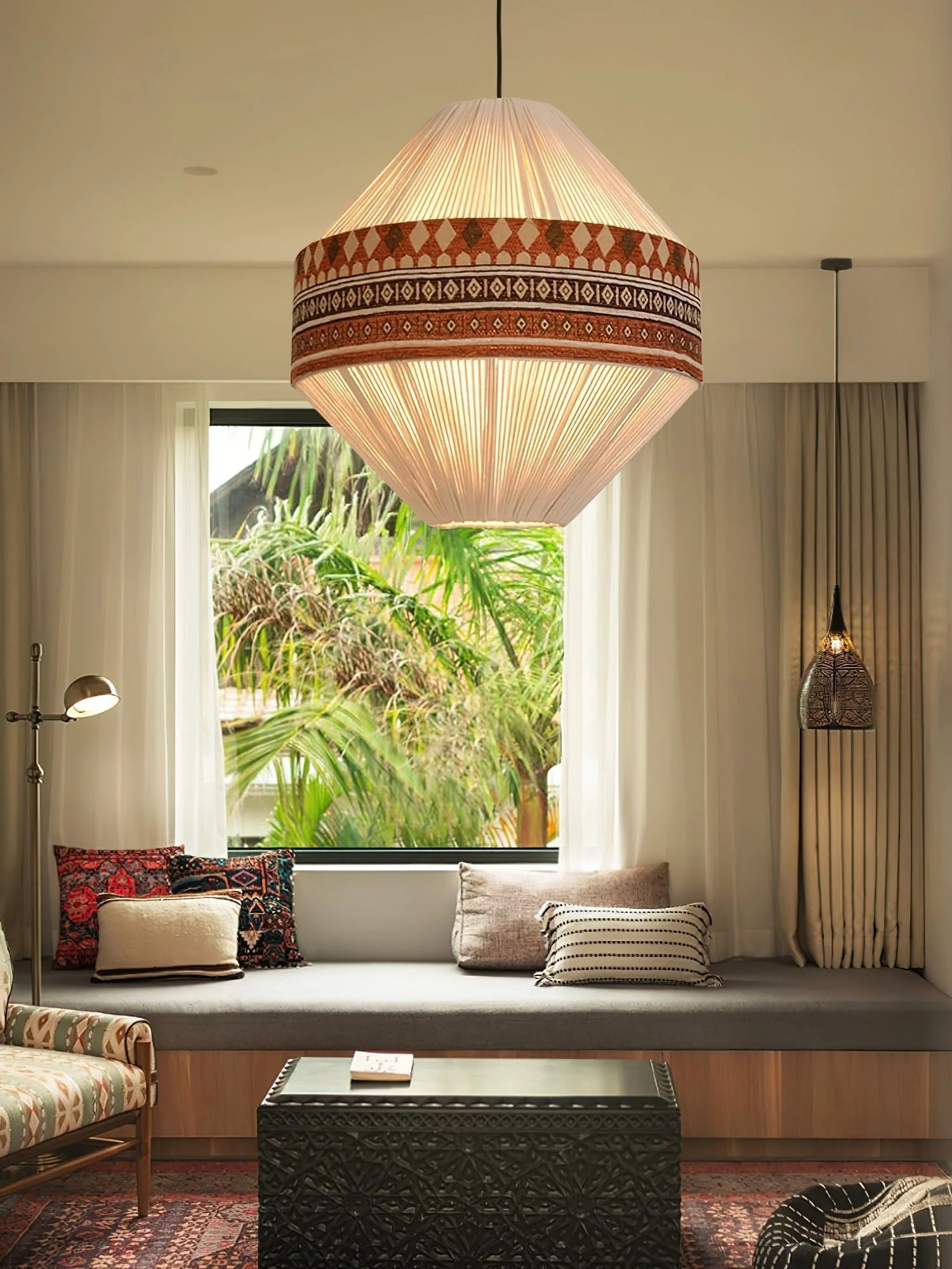 Calyce Fabric Cozy Pendant Lamp - Image 52