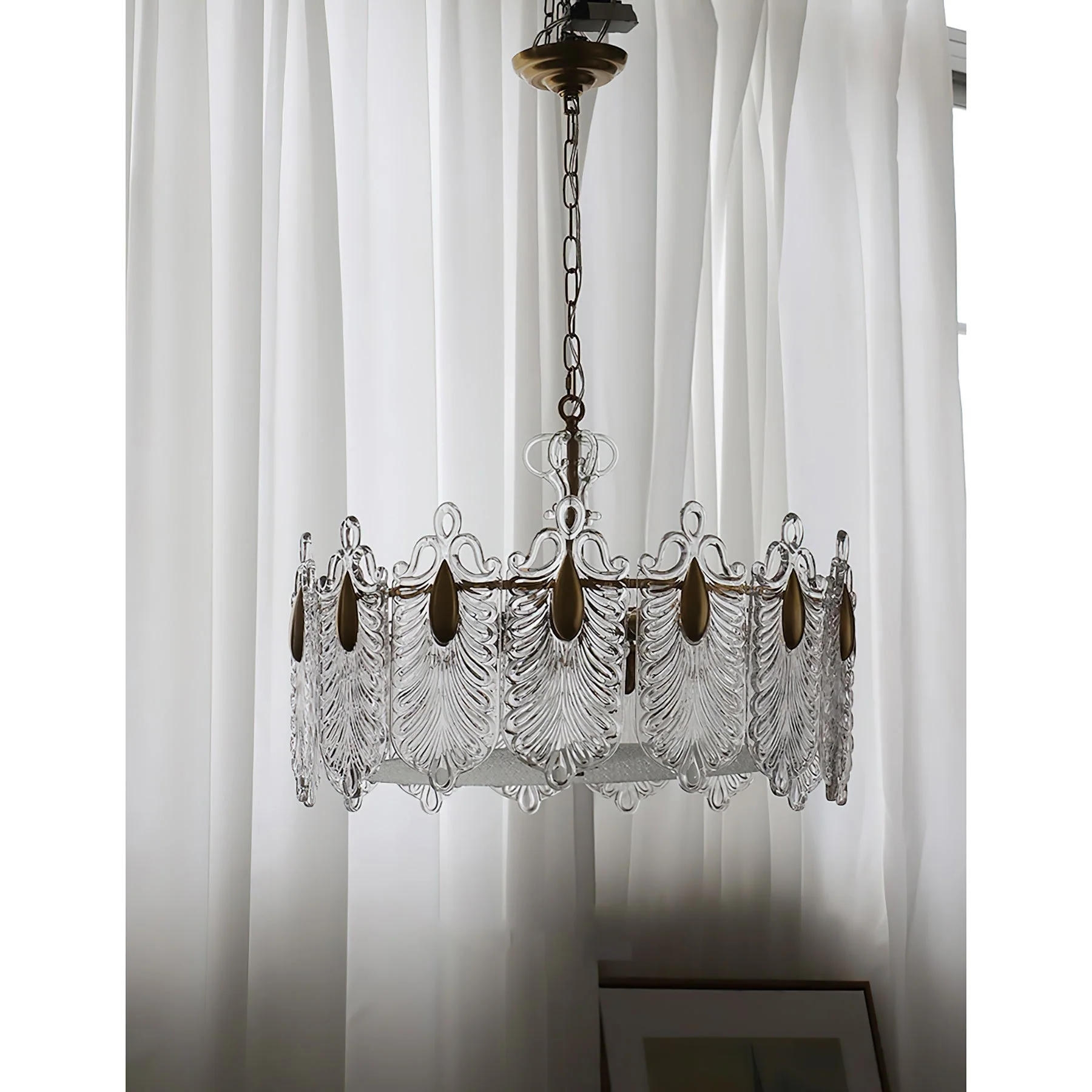 Calyra Modern Glass Chandelier - Image 17