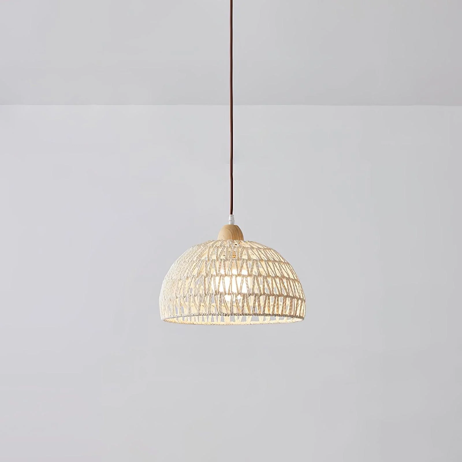 Calyran Rattan Wood Pendant Lamp - Image 22