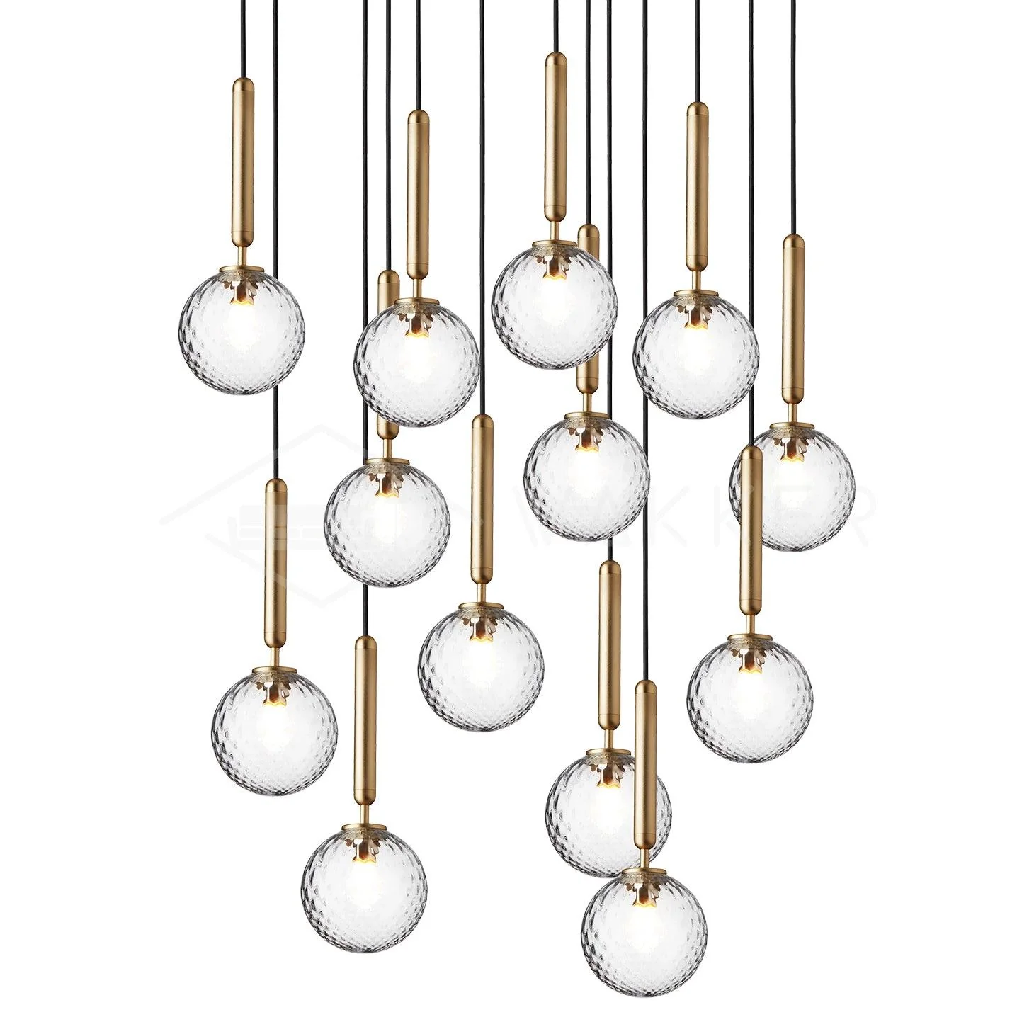 Calyxia Glass Classic Industrial Pendant Light - Image 119