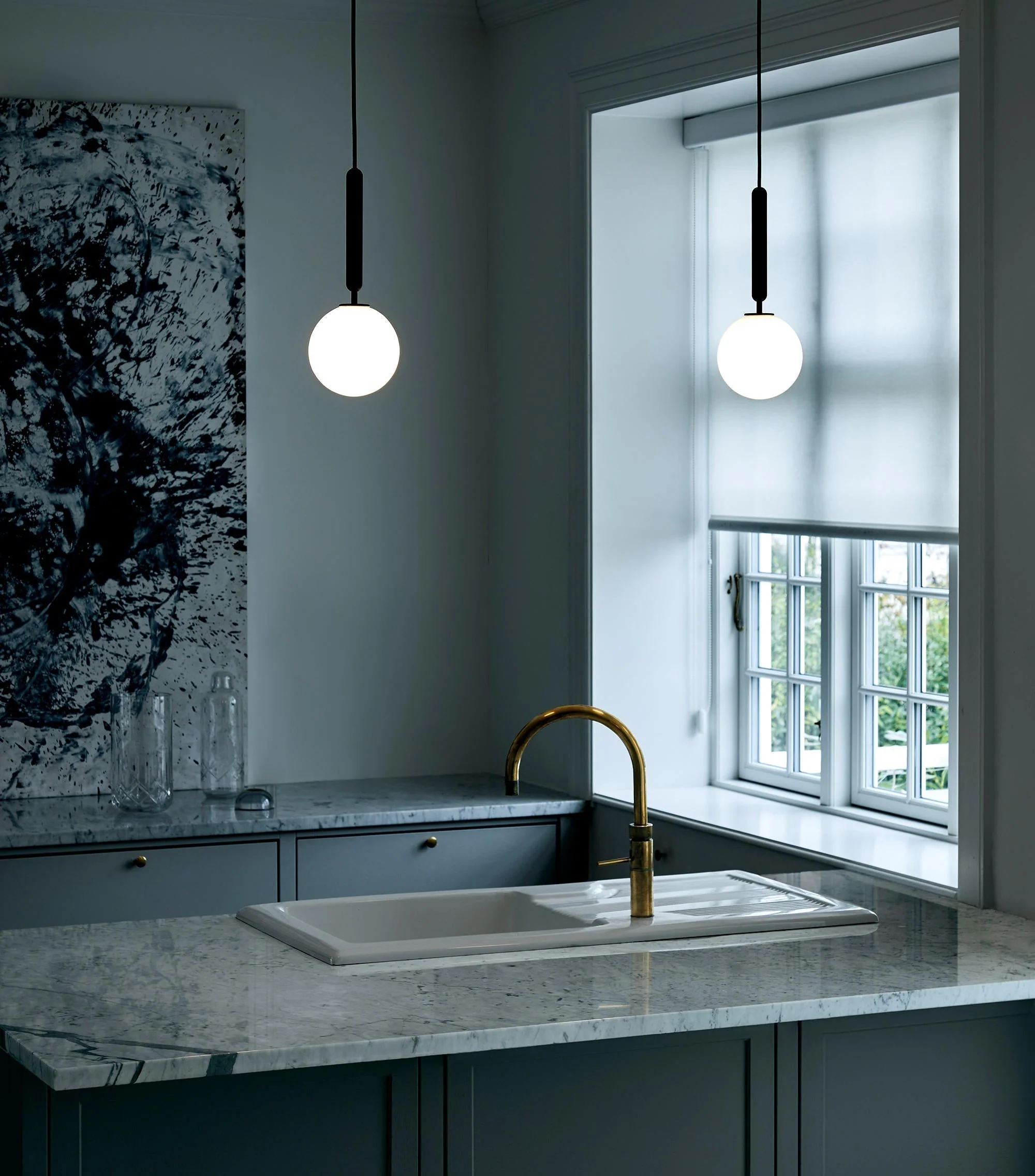 Calyxia Glass Classic Industrial Pendant Light - Image 21