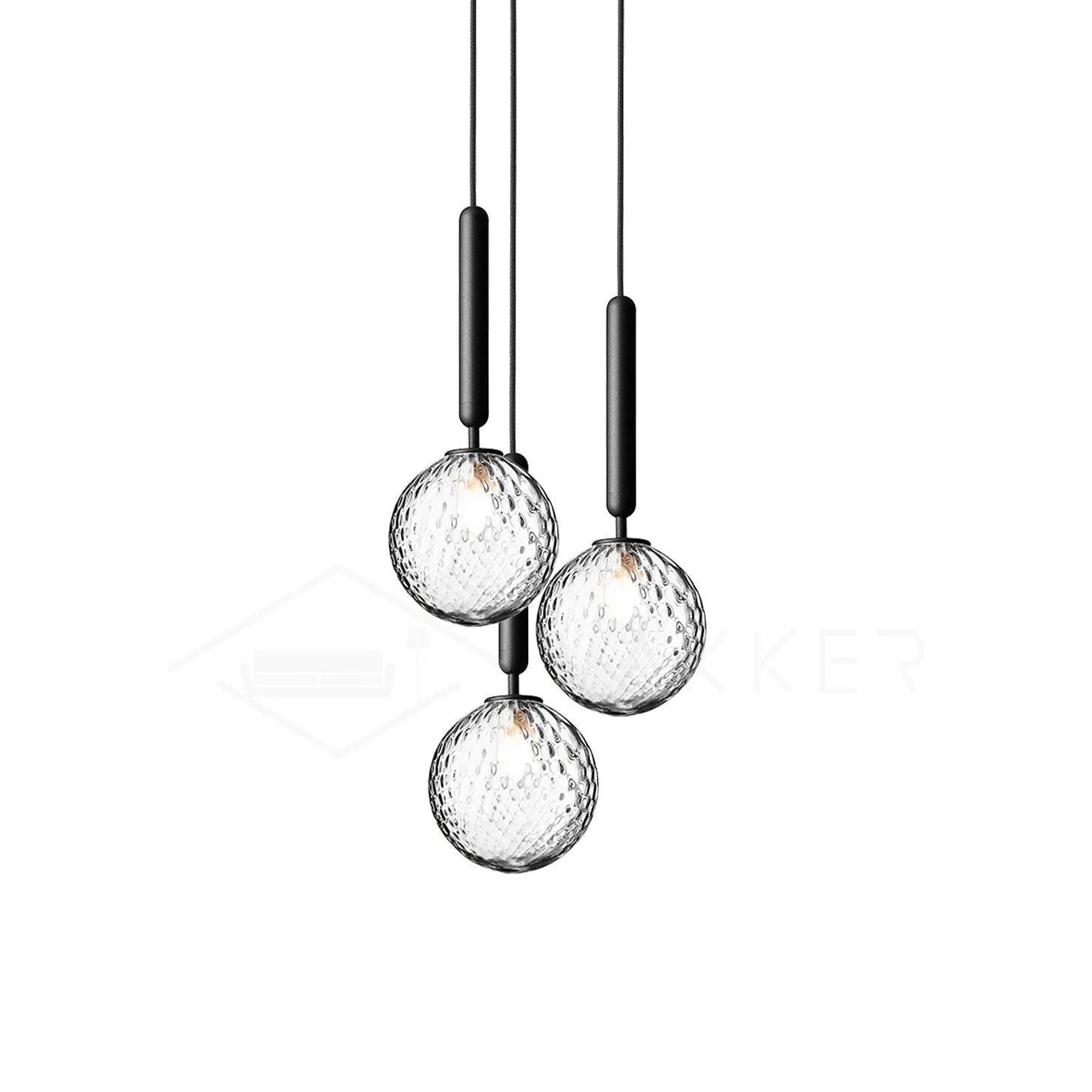 Calyxia Glass Classic Industrial Pendant Light - Image 31