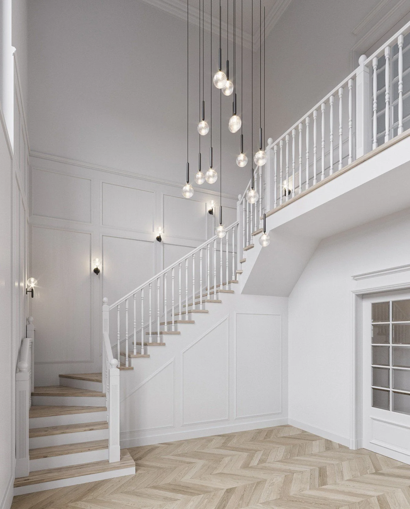 Calyxia Glass Classic Industrial Pendant Light - Image 4