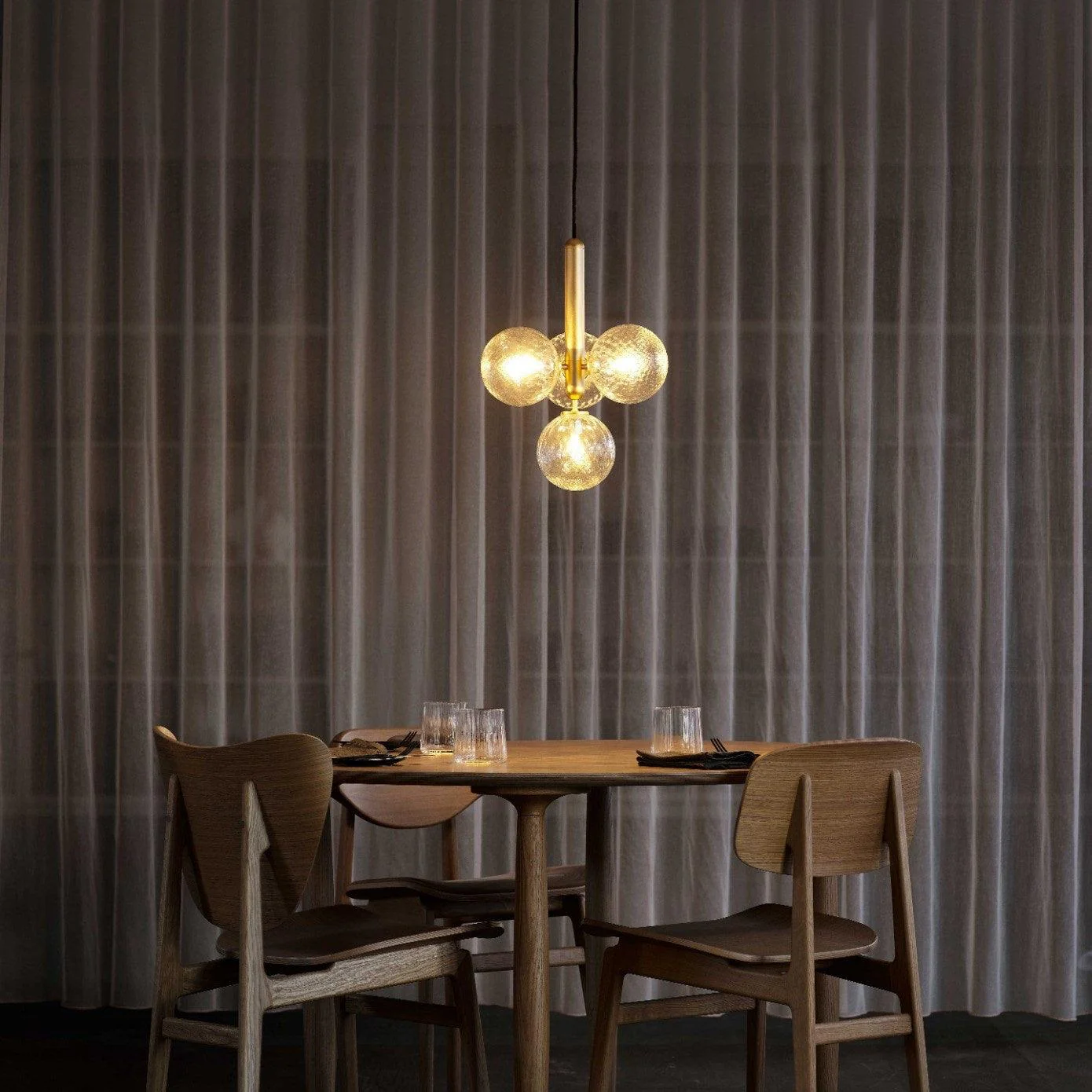 Calyxia Glass Classic Industrial Pendant Light - Image 66