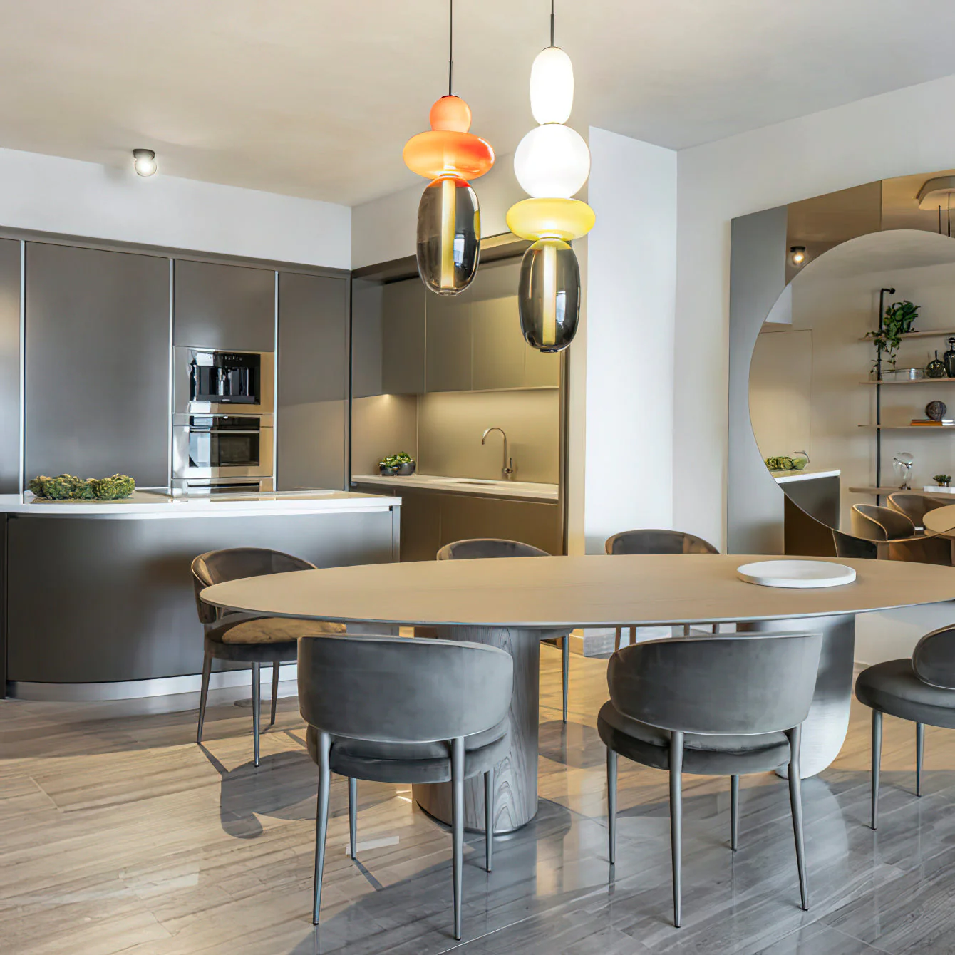 Candied Modern Glass Pendant Light - Image 2