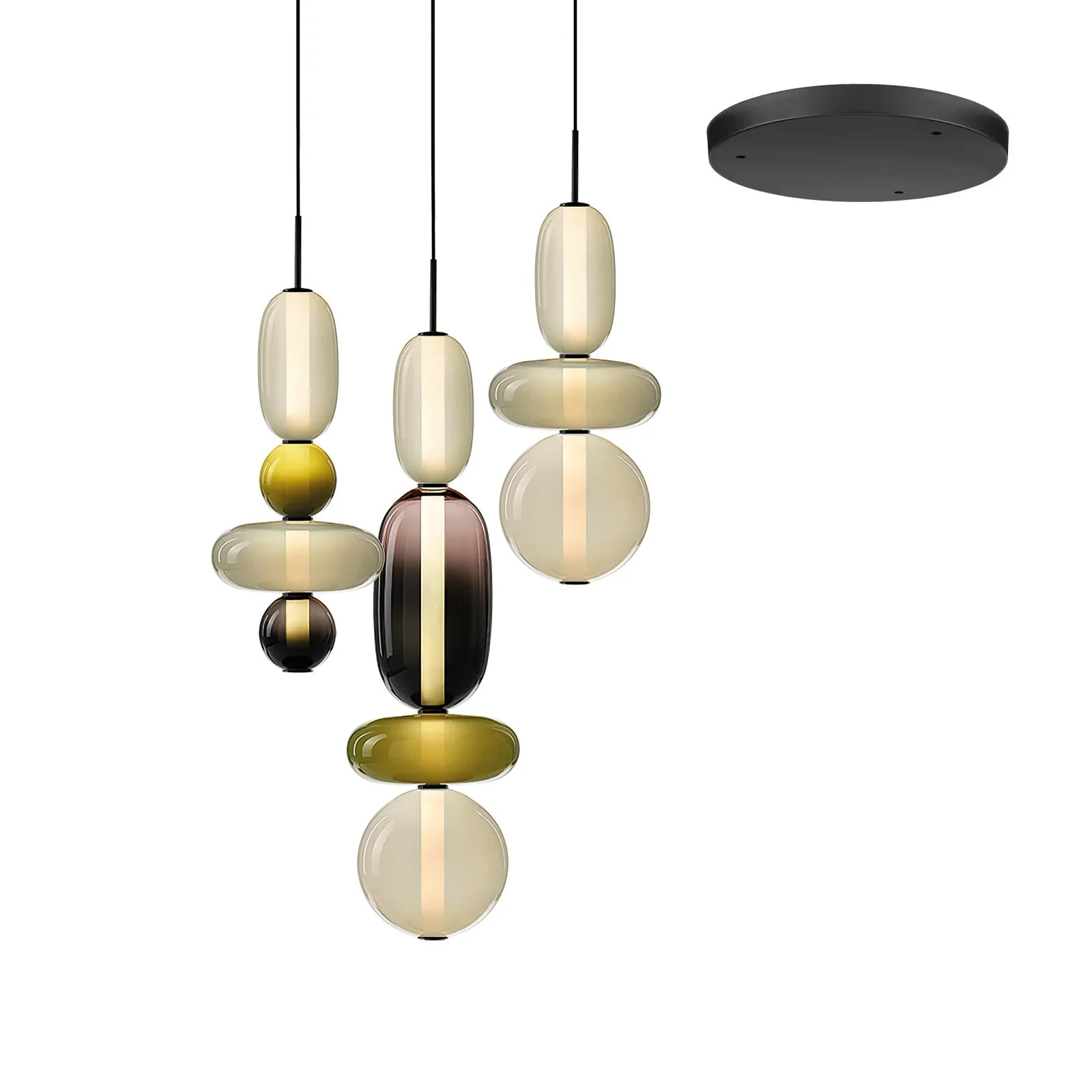 Candied Modern Glass Pendant Light - Image 36