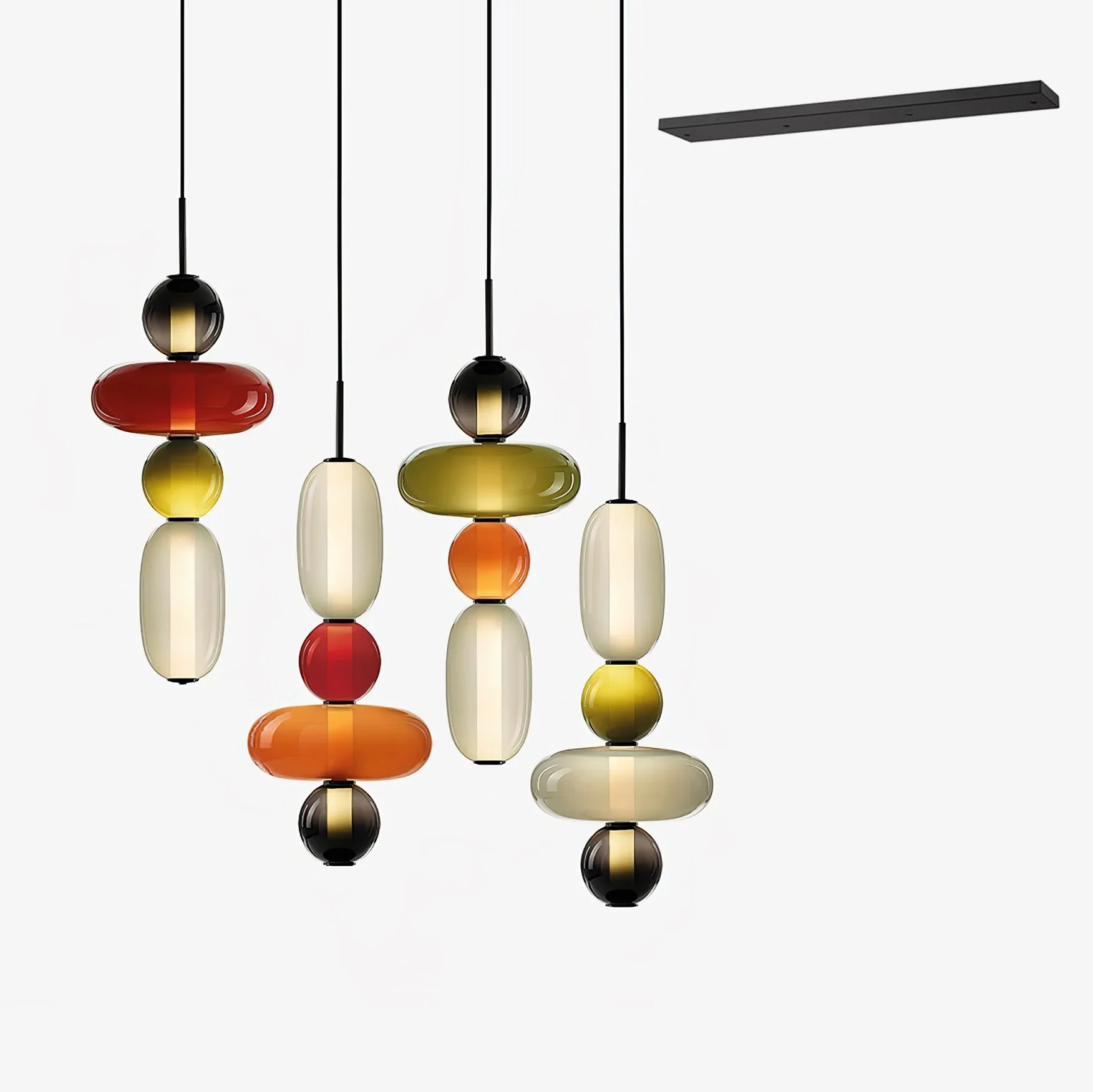 Candied Modern Glass Pendant Light - Image 39