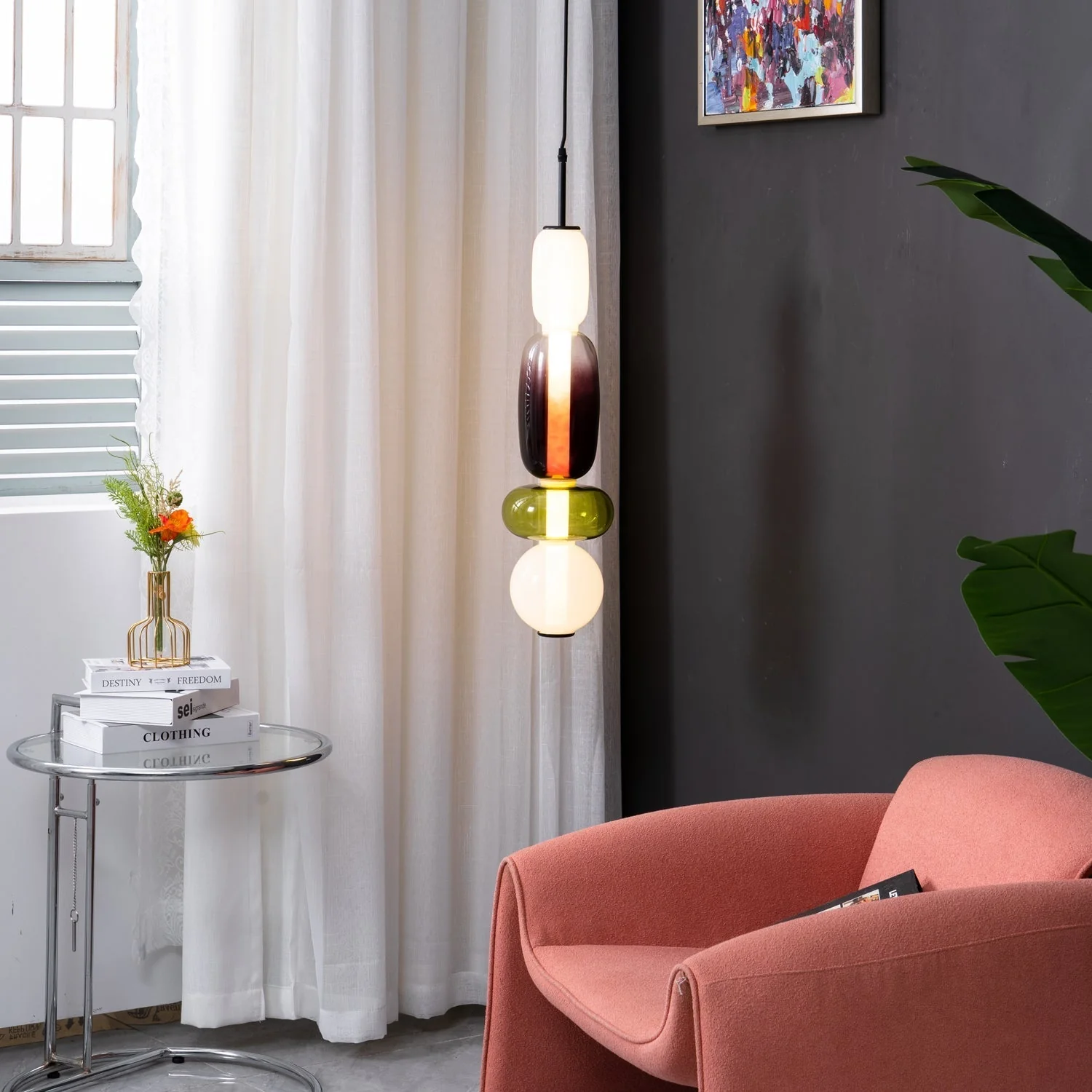 Candied Modern Glass Pendant Light - Image 11